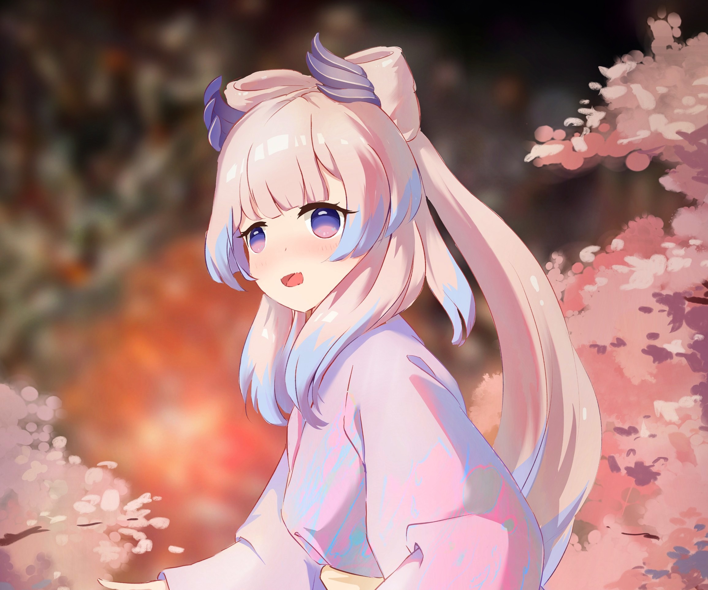 Sangonomiya Kokomi from Genshin Impact HD Wallpaper