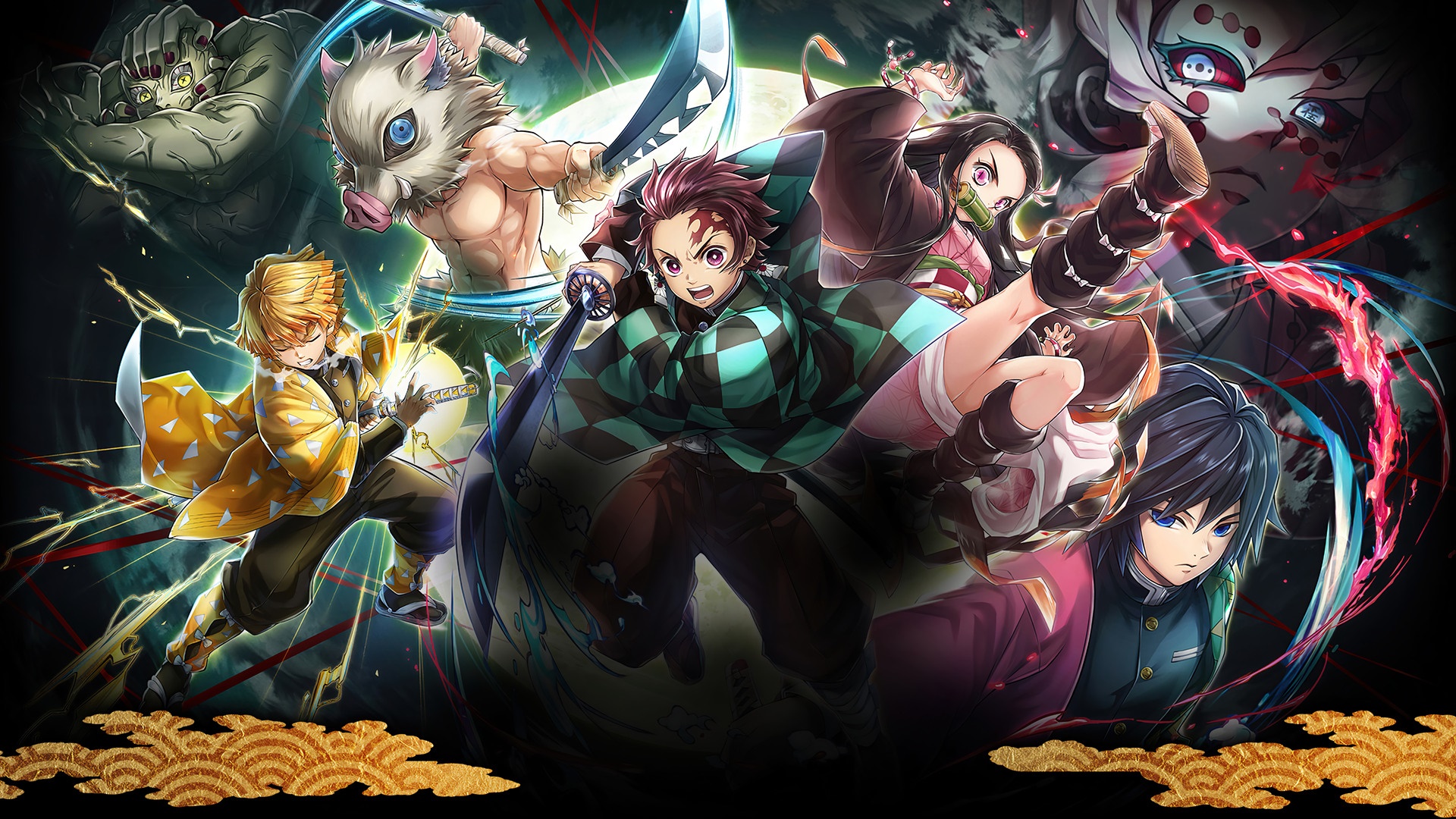 Demon Slayer: Kimetsu no Yaiba characters HD Wallpaper