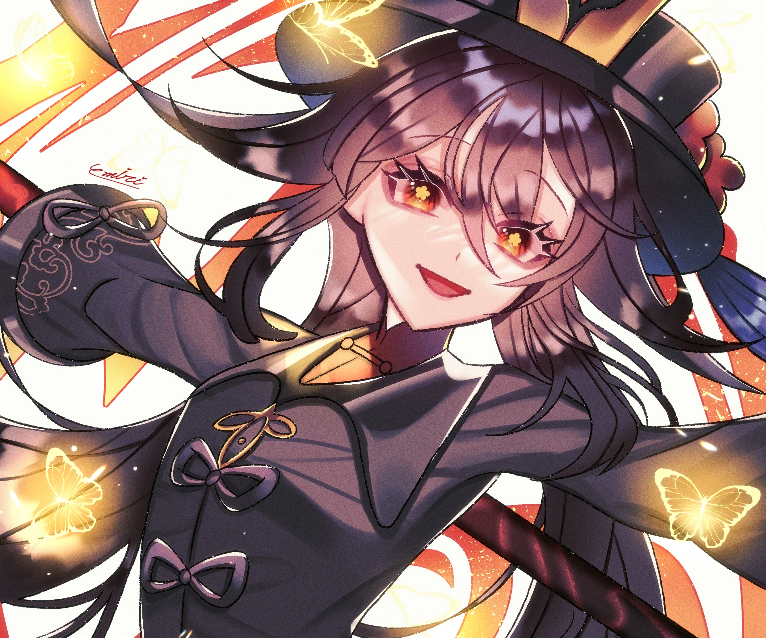 Hu Tao from Genshin Impact HD Wallpaper