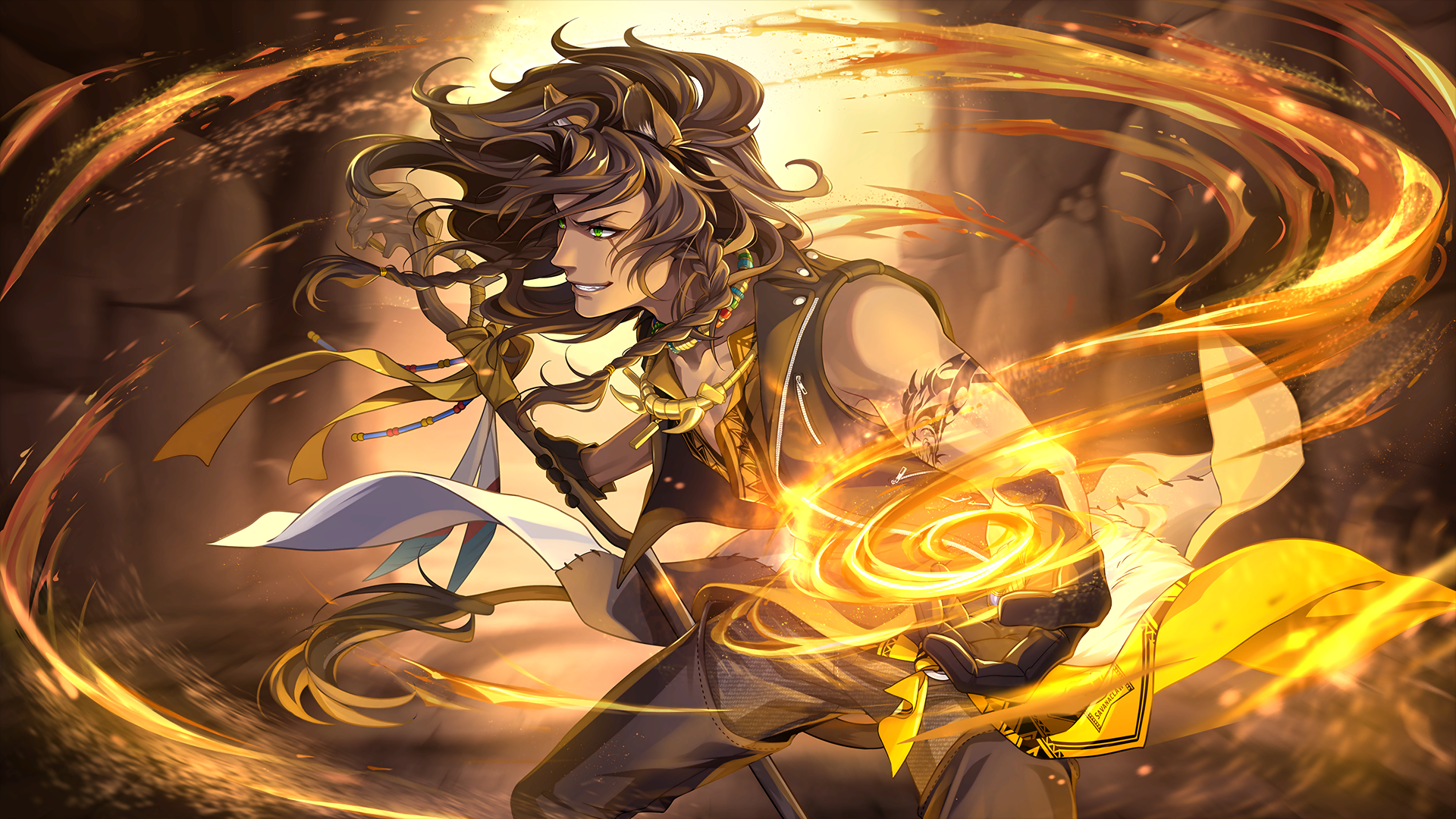 Leona Kingscholar from Twisted Wonderland HD Wallpaper
