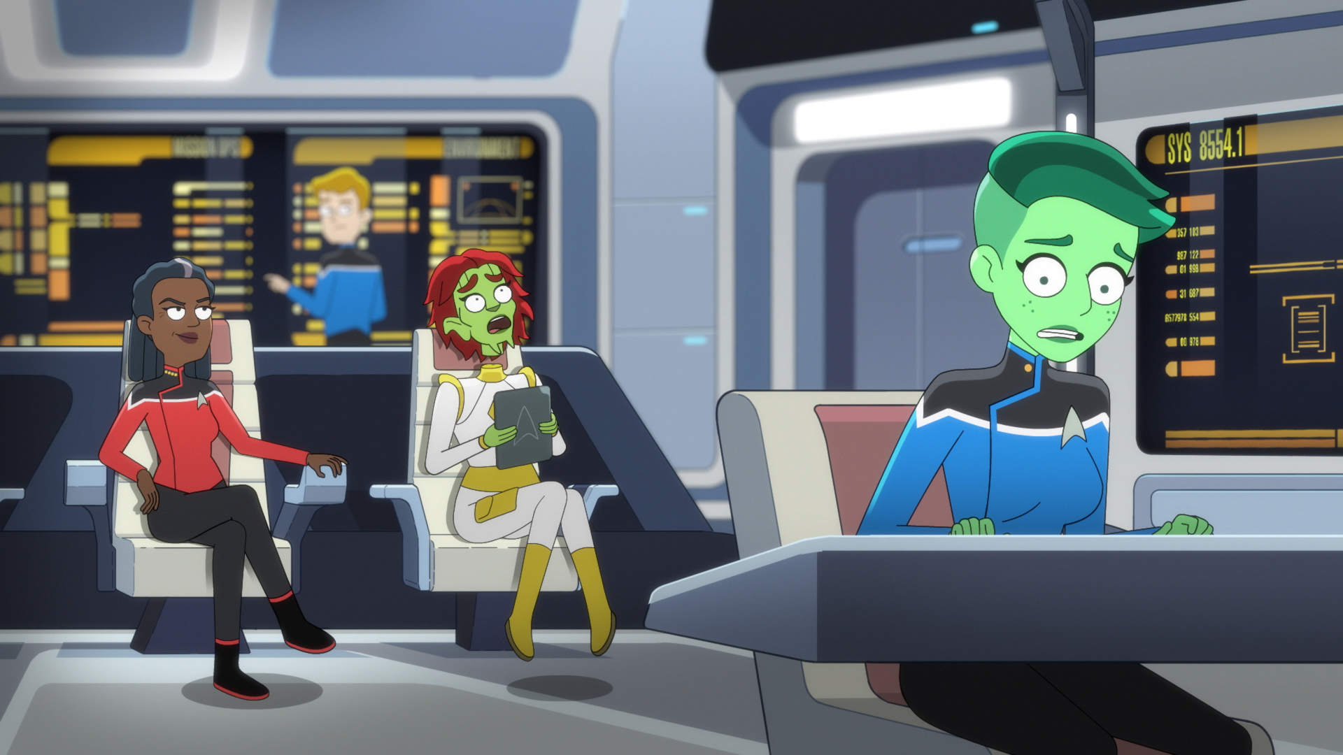 Star Trek: Lower Decks HD, Carol Freeman, D'Vana Tendi HD Wallpaper