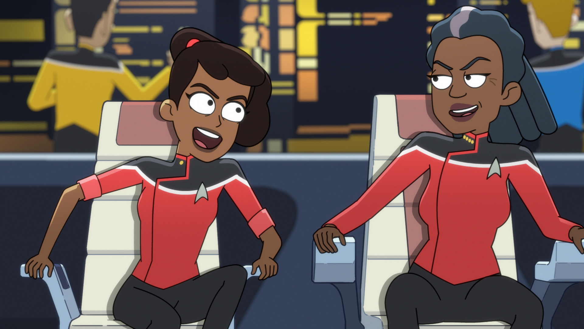 Beckett Mariner and Carol Freeman from Star Trek: Lower Decks HD Wallpaper