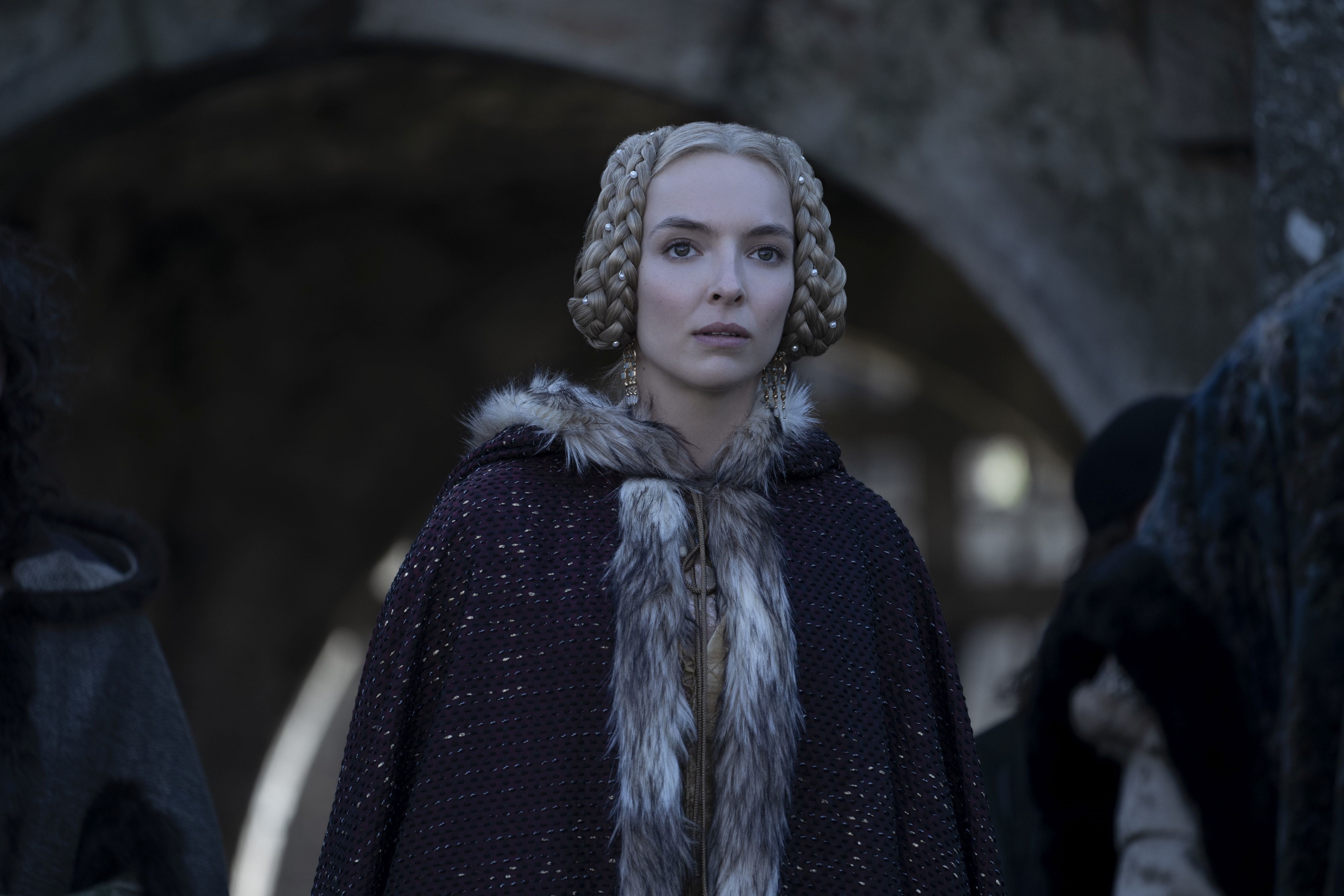 Jodie Comer from The Last Duel 4K HD Wallpaper