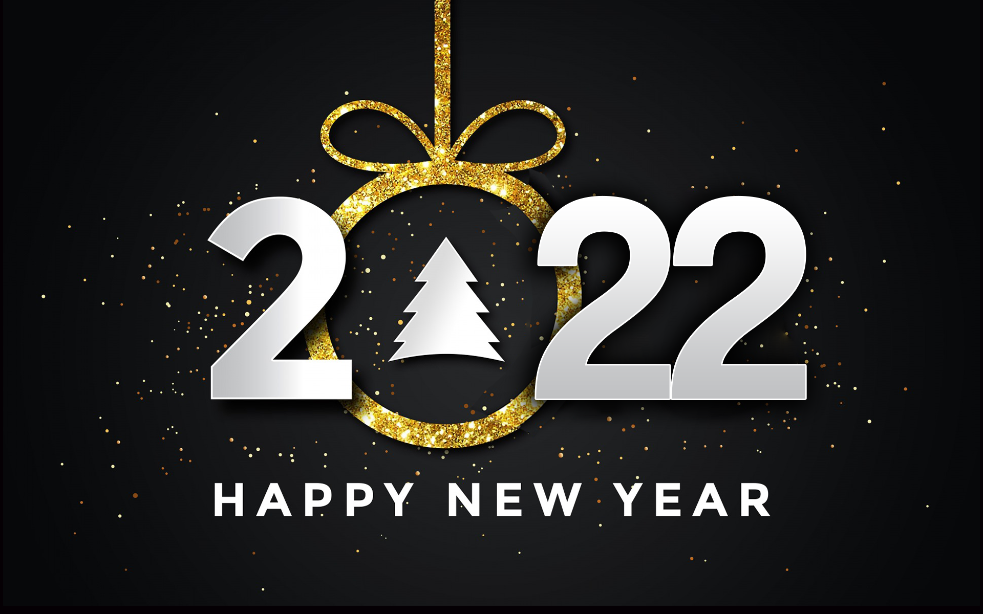 Happy New Year 2022 Celebration HD Wallpaper
