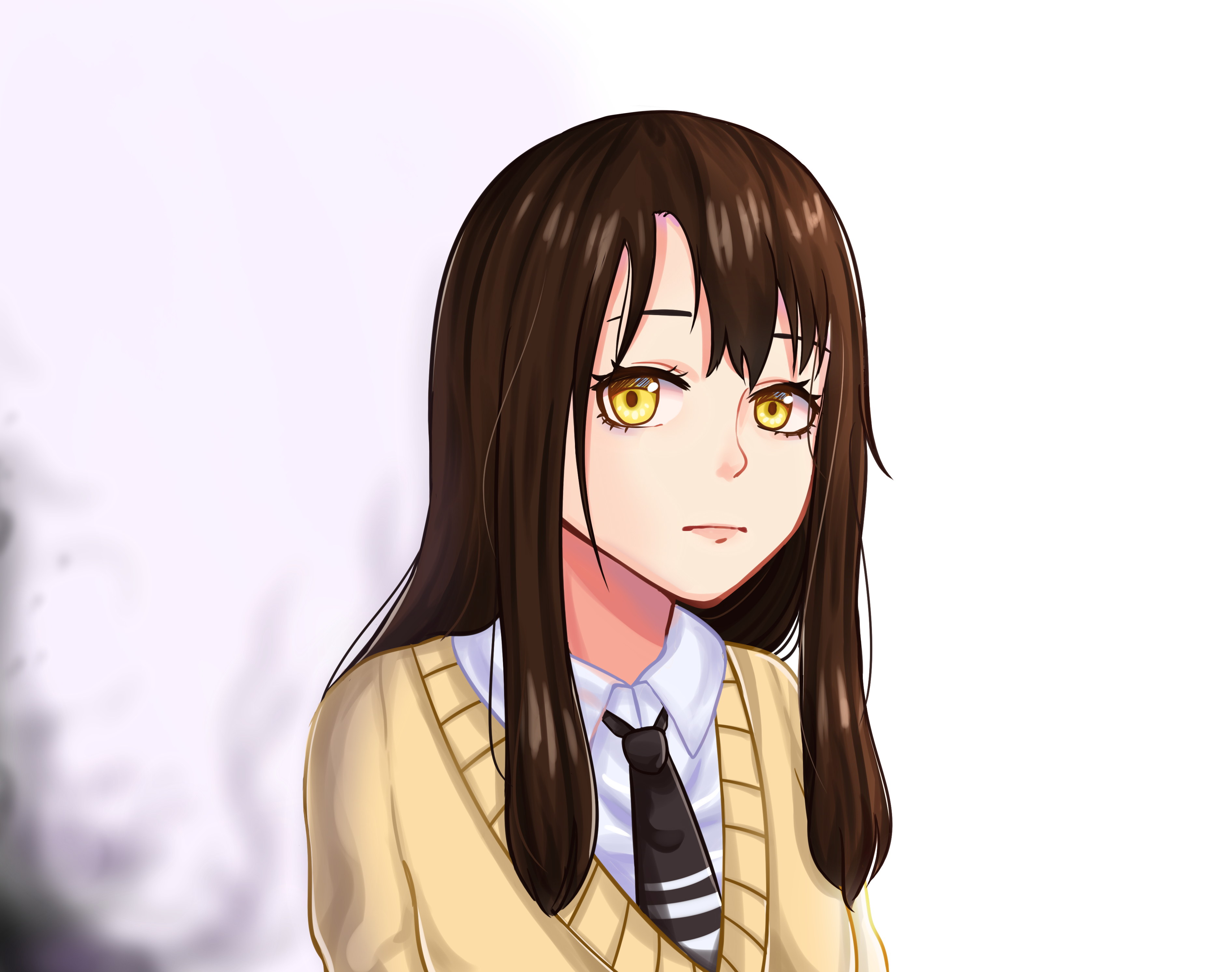 Miko Yotsuya from Mieruko-chan HD Wallpaper