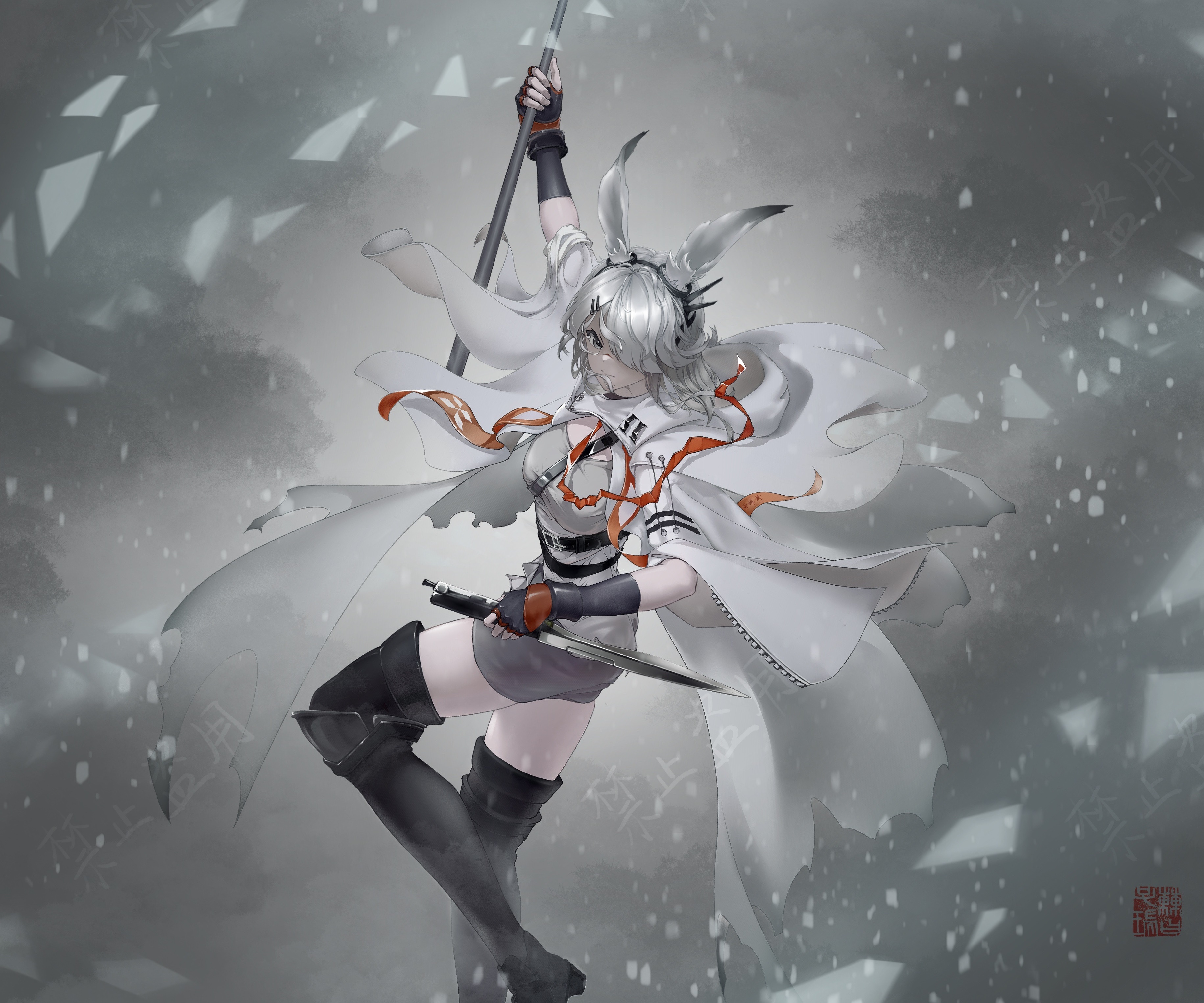 Frostnova from Arknights HD Wallpaper