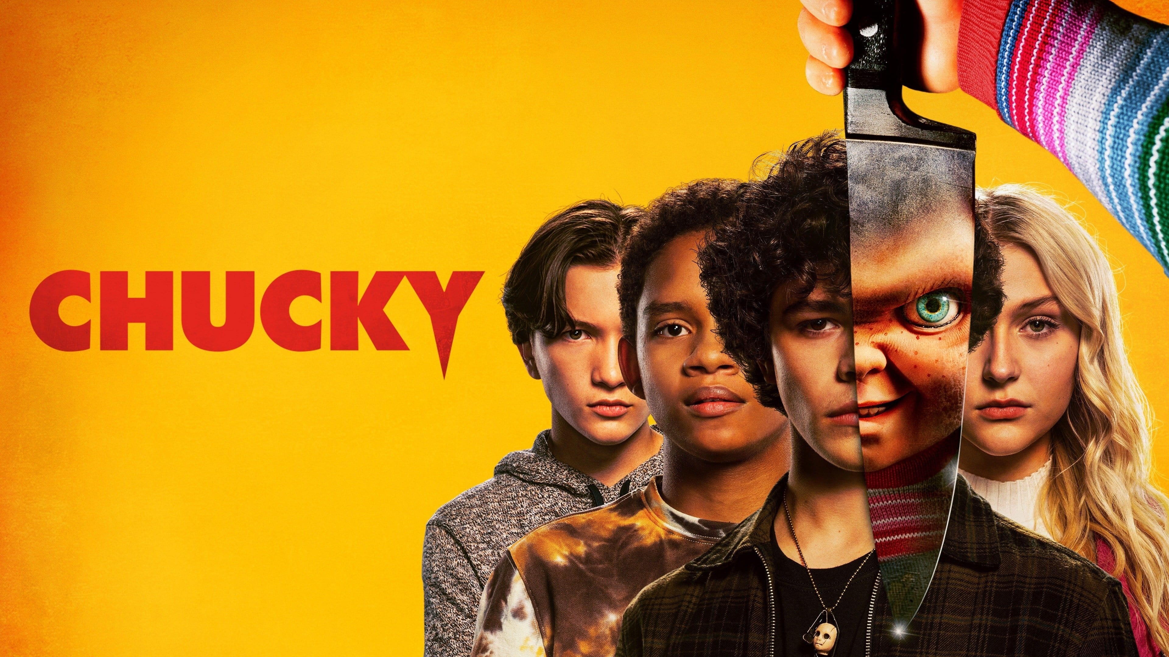 Chucky 4K with Teo Briones, Zackary Arthur, Bjorgvin Arnarson, Alyvia Alyn Lind HD Wallpaper