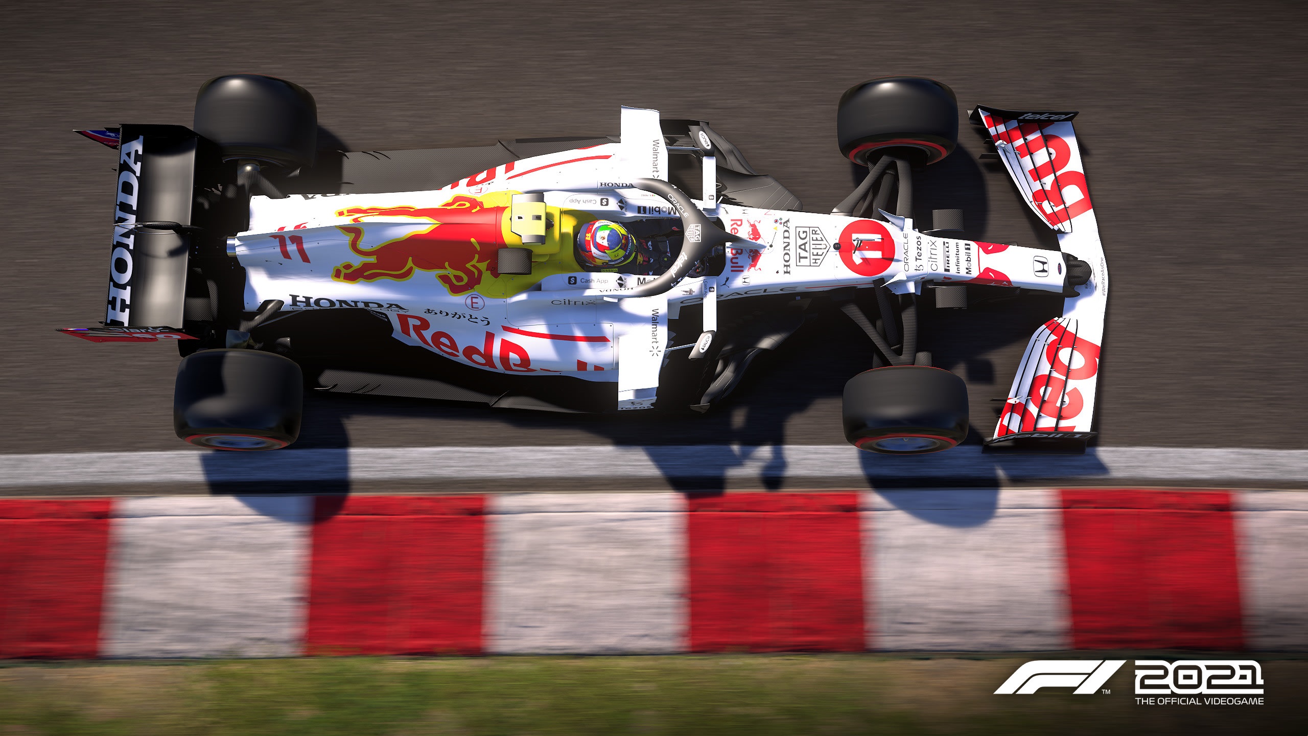 Sergio Perez's Red Bull Racing F1 Car from F1 2021 HD Wallpaper