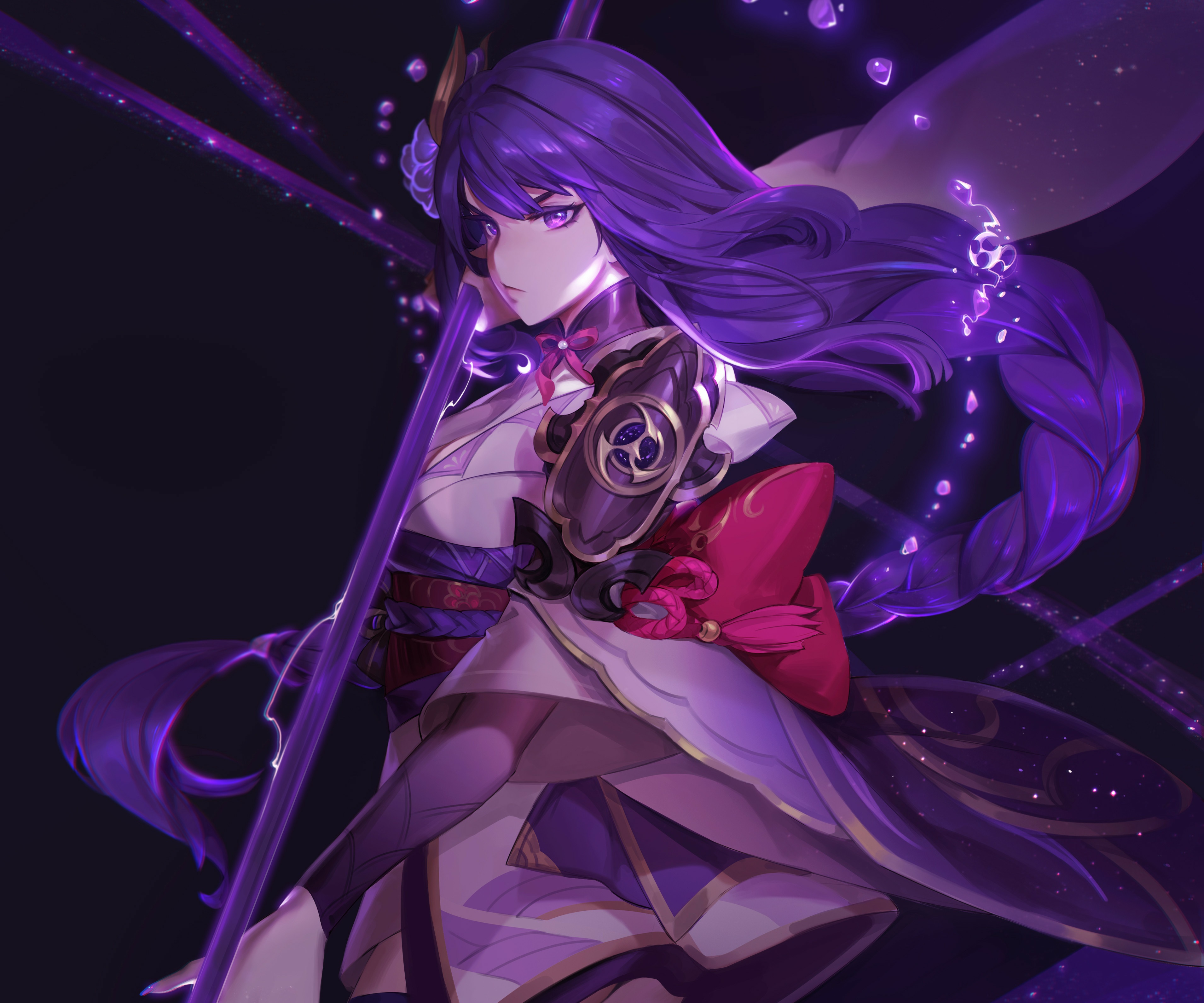 Raiden Shogun from Genshin Impact HD Wallpaper