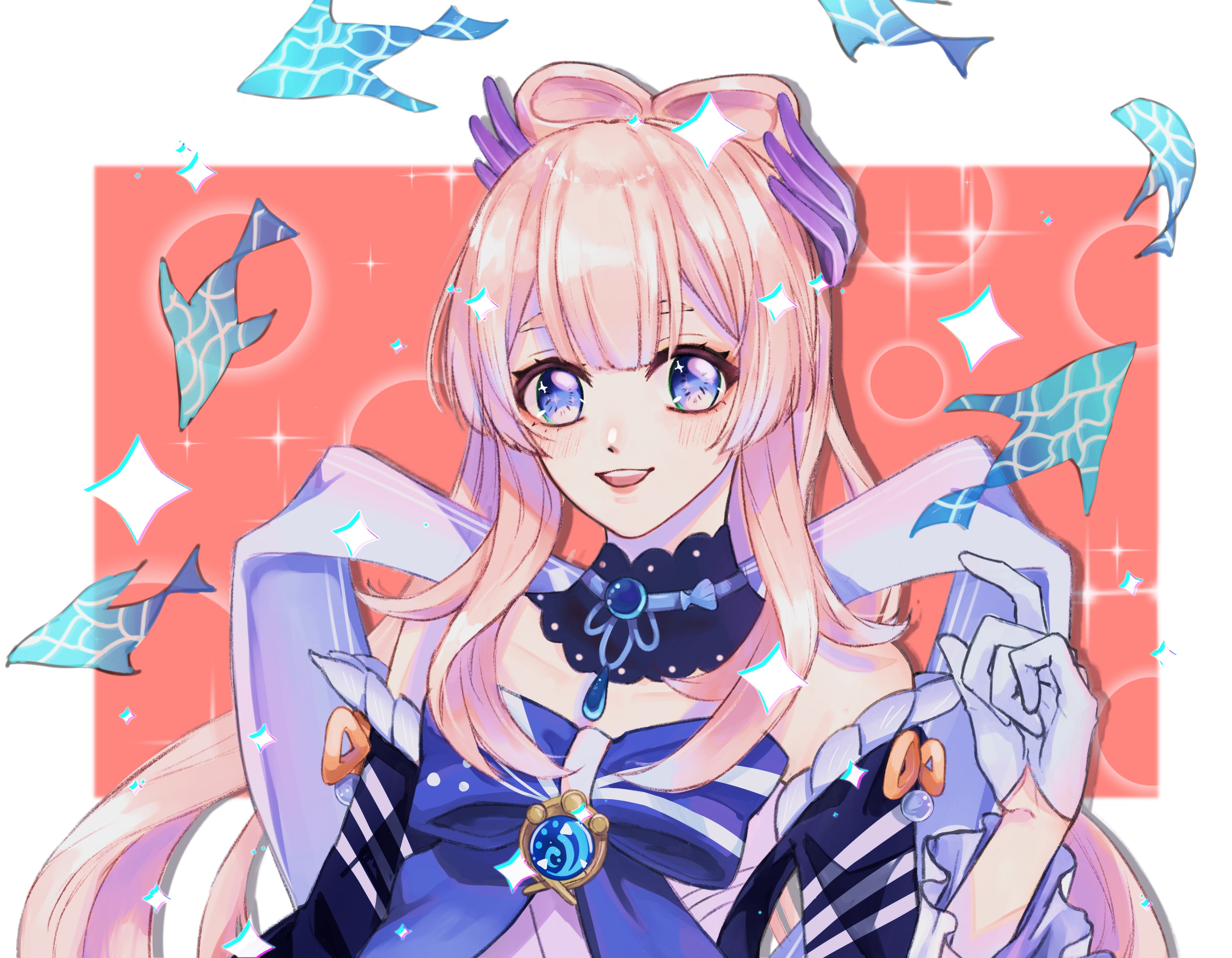 Sangonomiya Kokomi from Genshin Impact HD Wallpaper