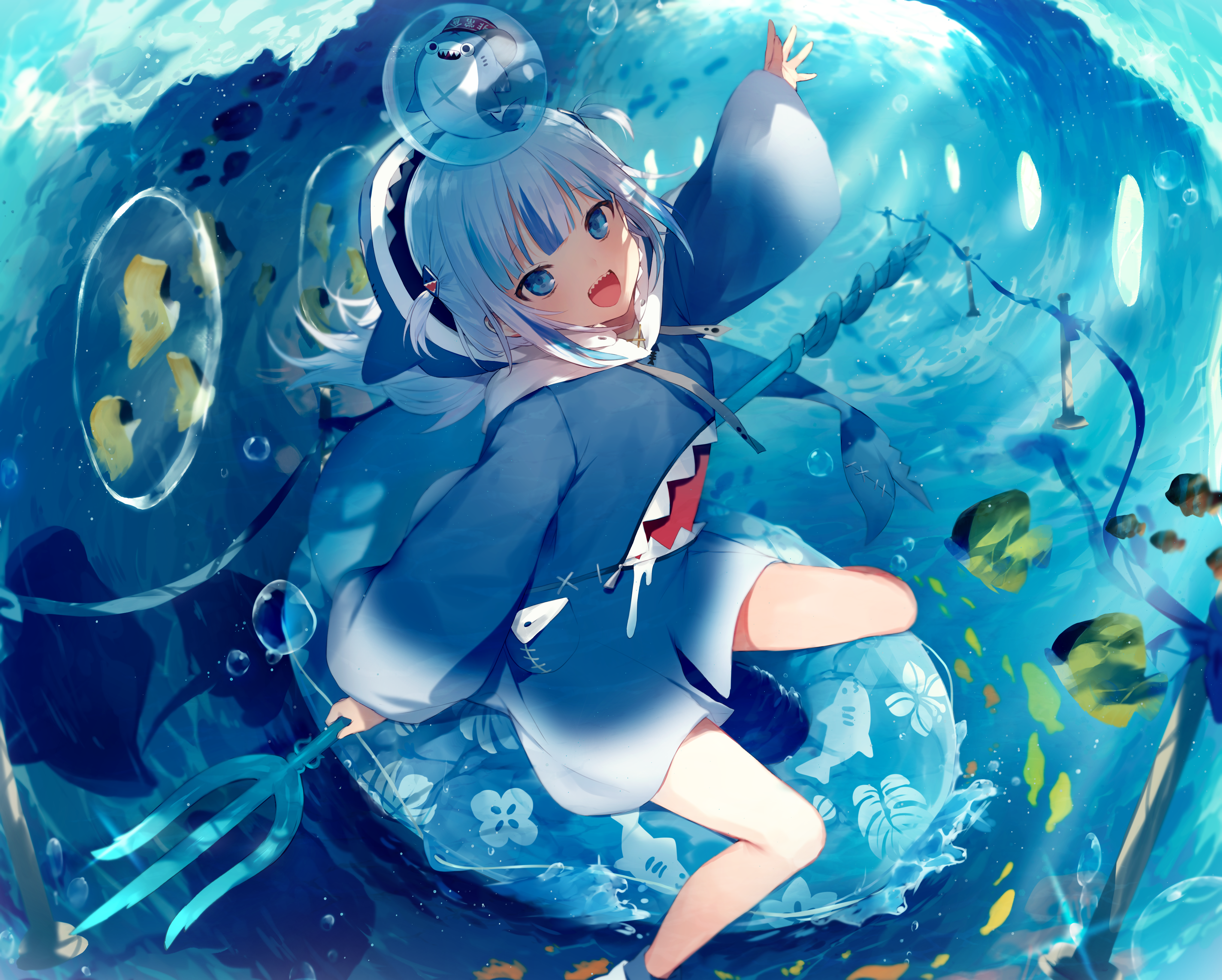 Gawr Gura from Hololive in 4K HD Wallpaper