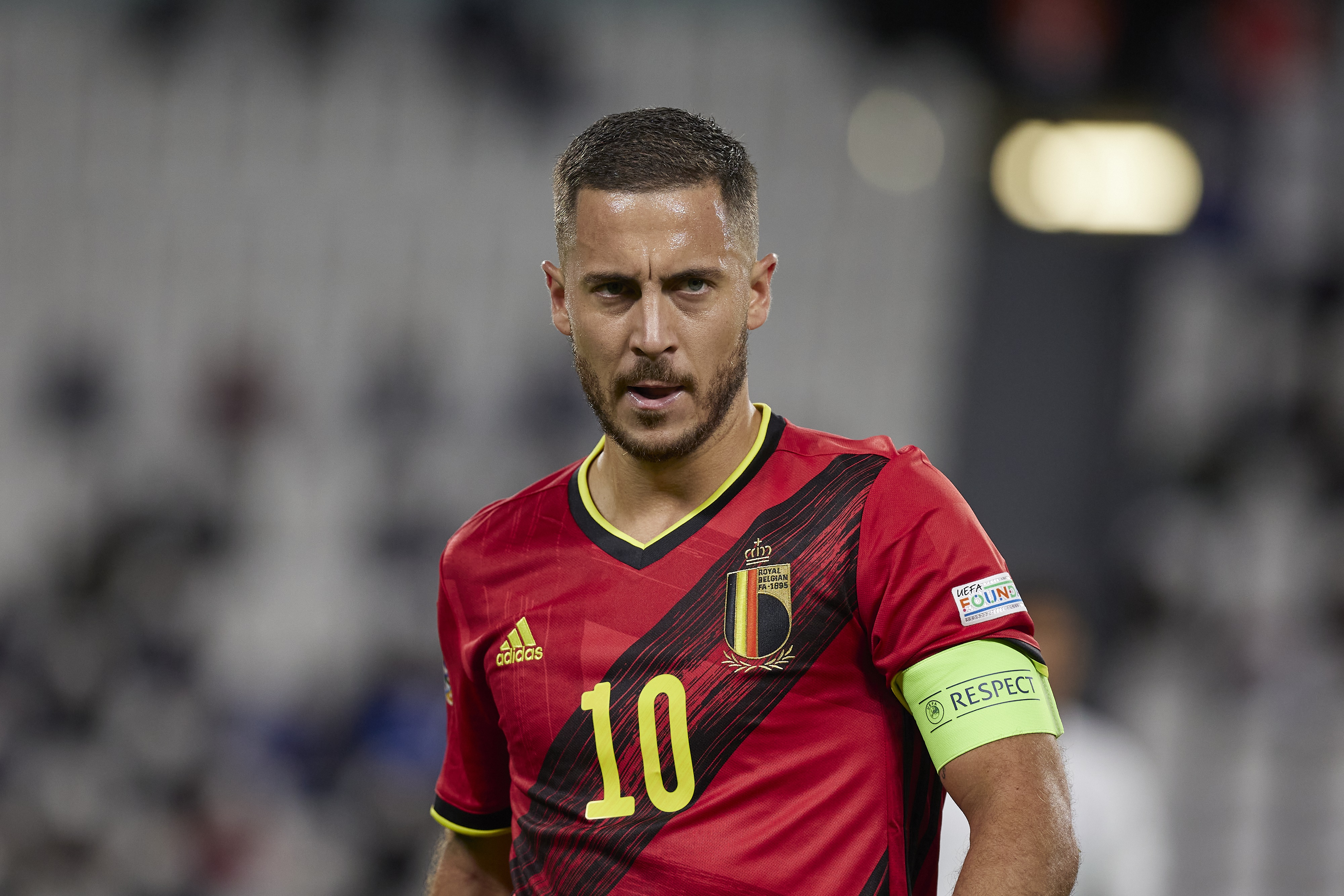 Eden Hazard of Belgium National Football Team HD Wallpaper