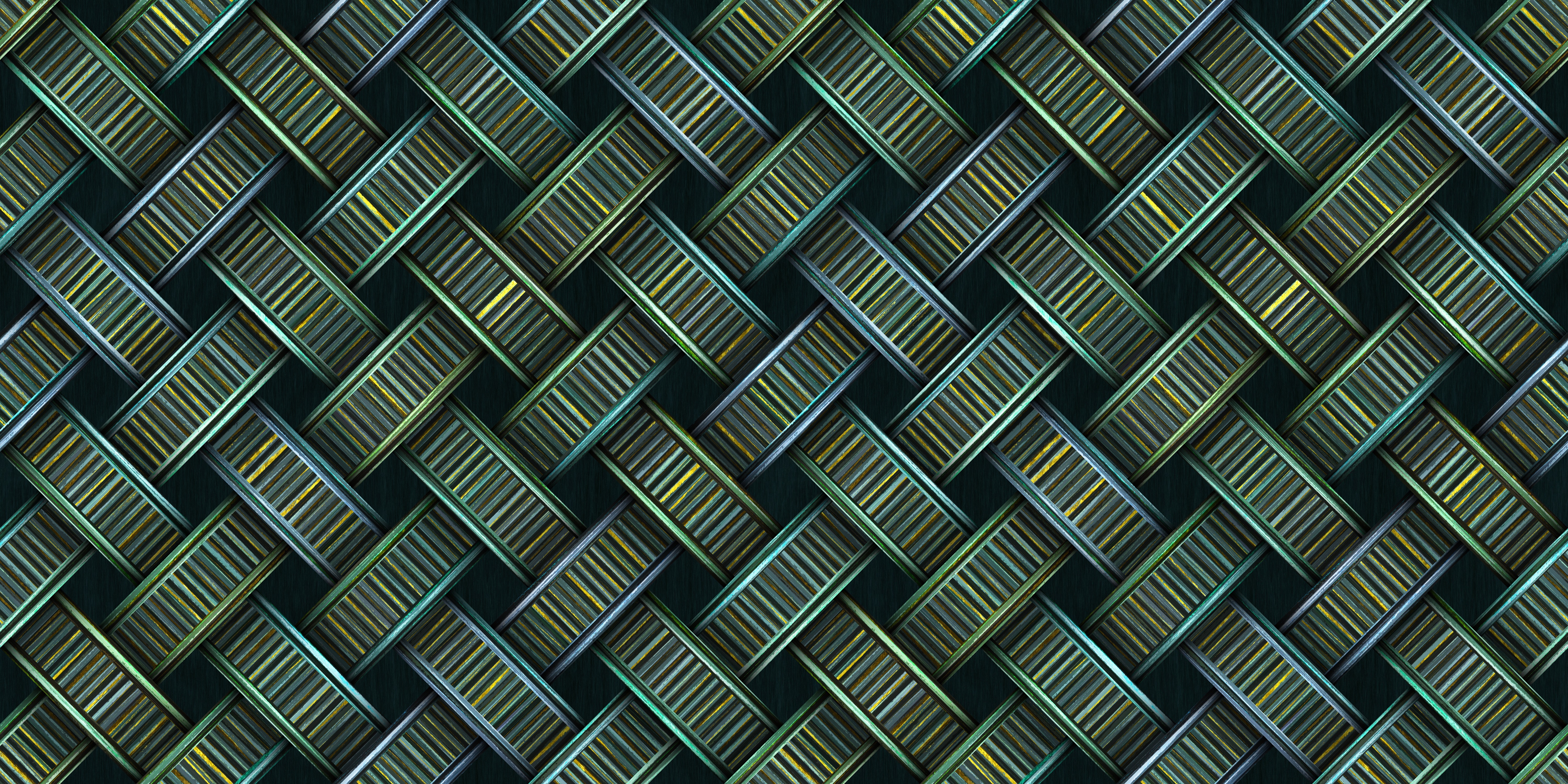Woven Metallic Pattern 4K HD Wallpaper