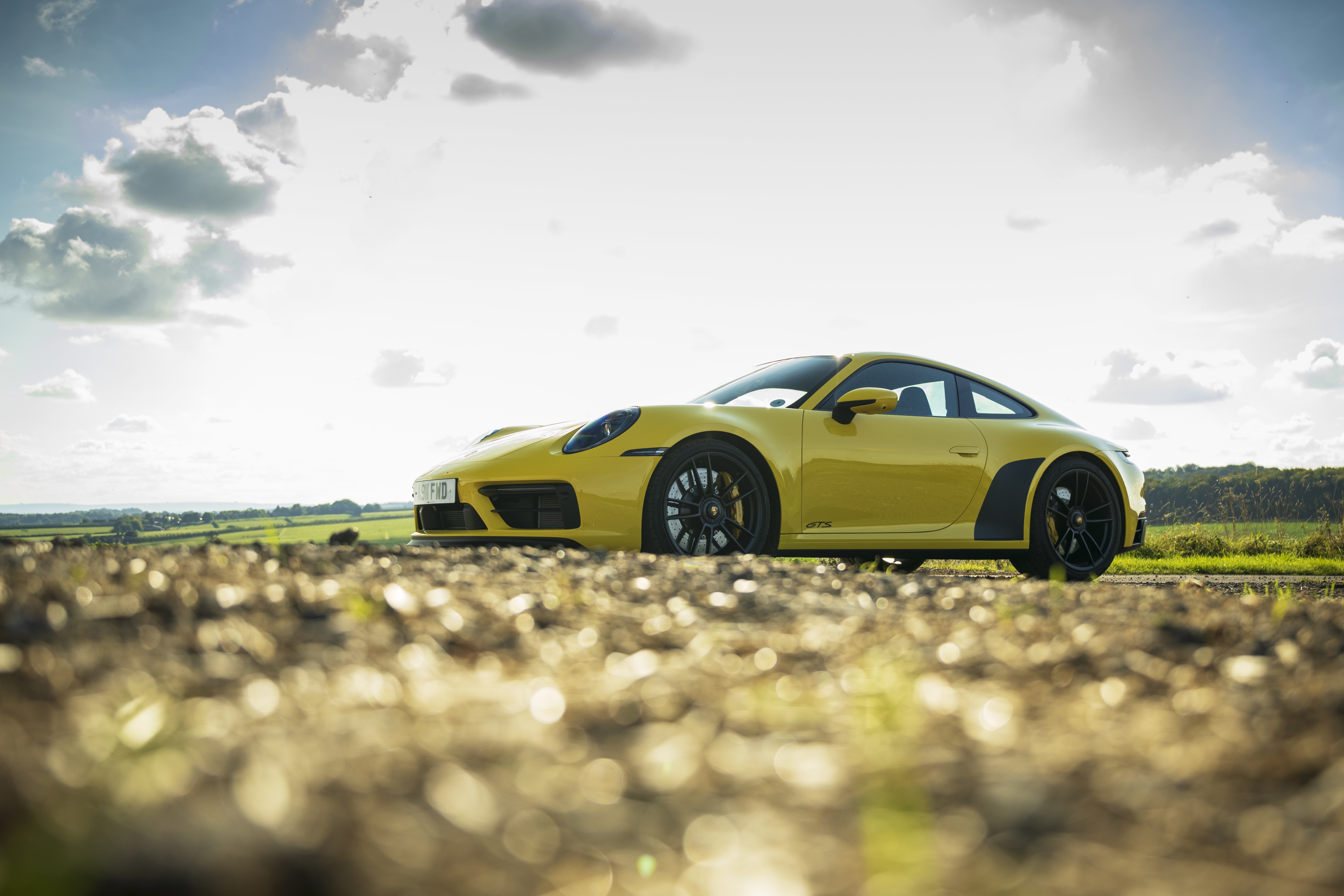 Yellow Porsche 911 Carrera GTS 4K HD Wallpaper
