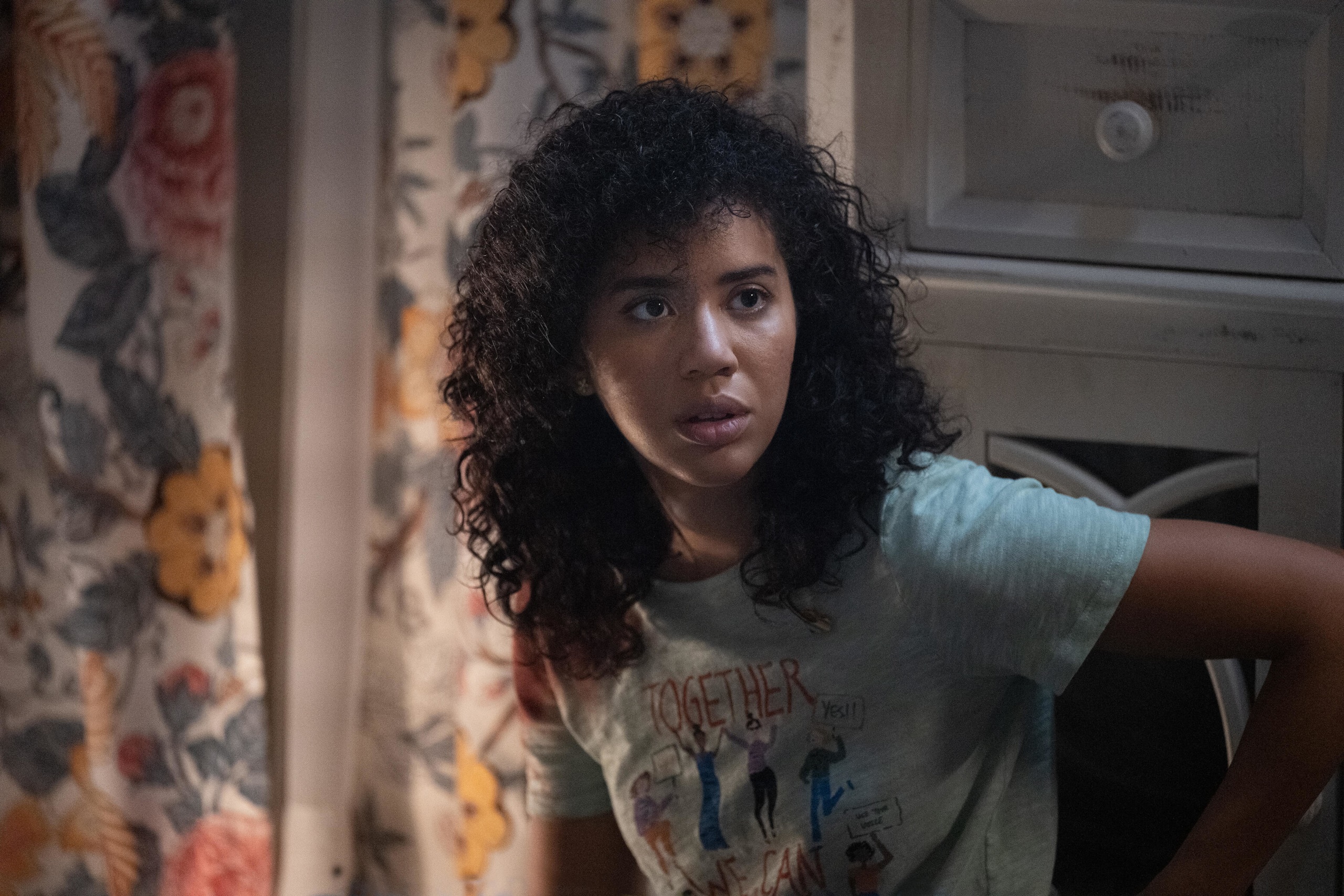 Jasmin Savoy Brown from Scream (2022) HD Wallpaper