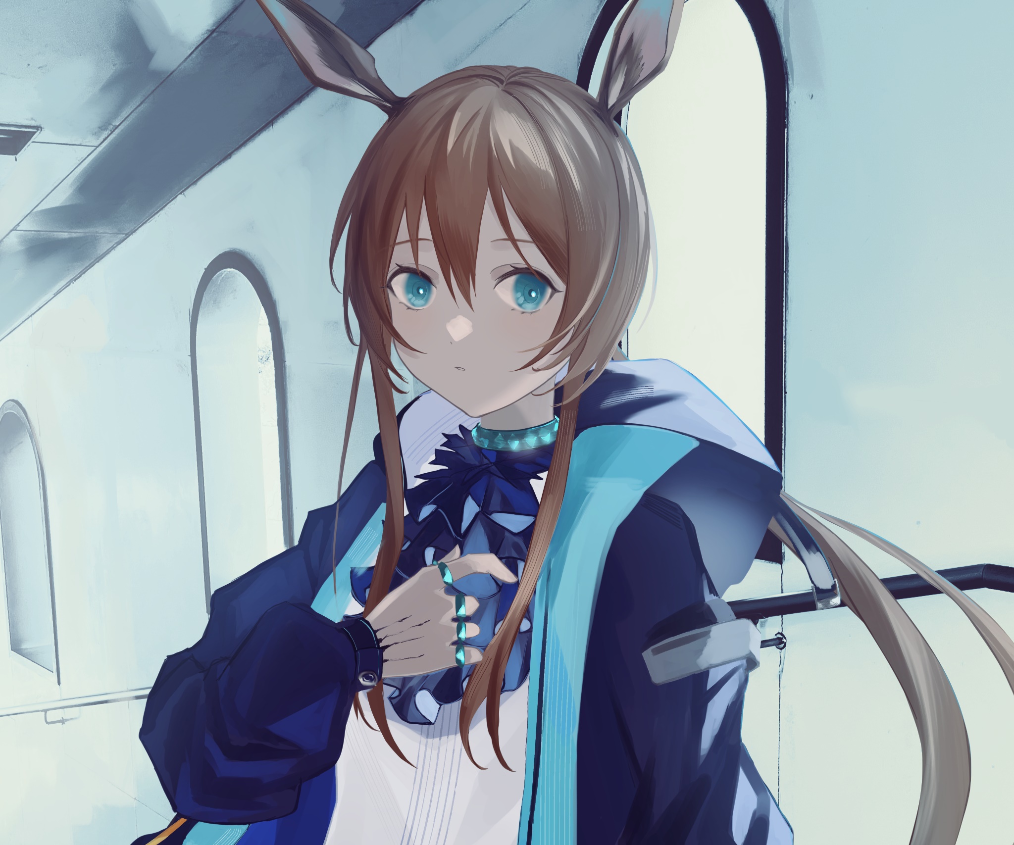 Amiya from Arknights HD Wallpaper