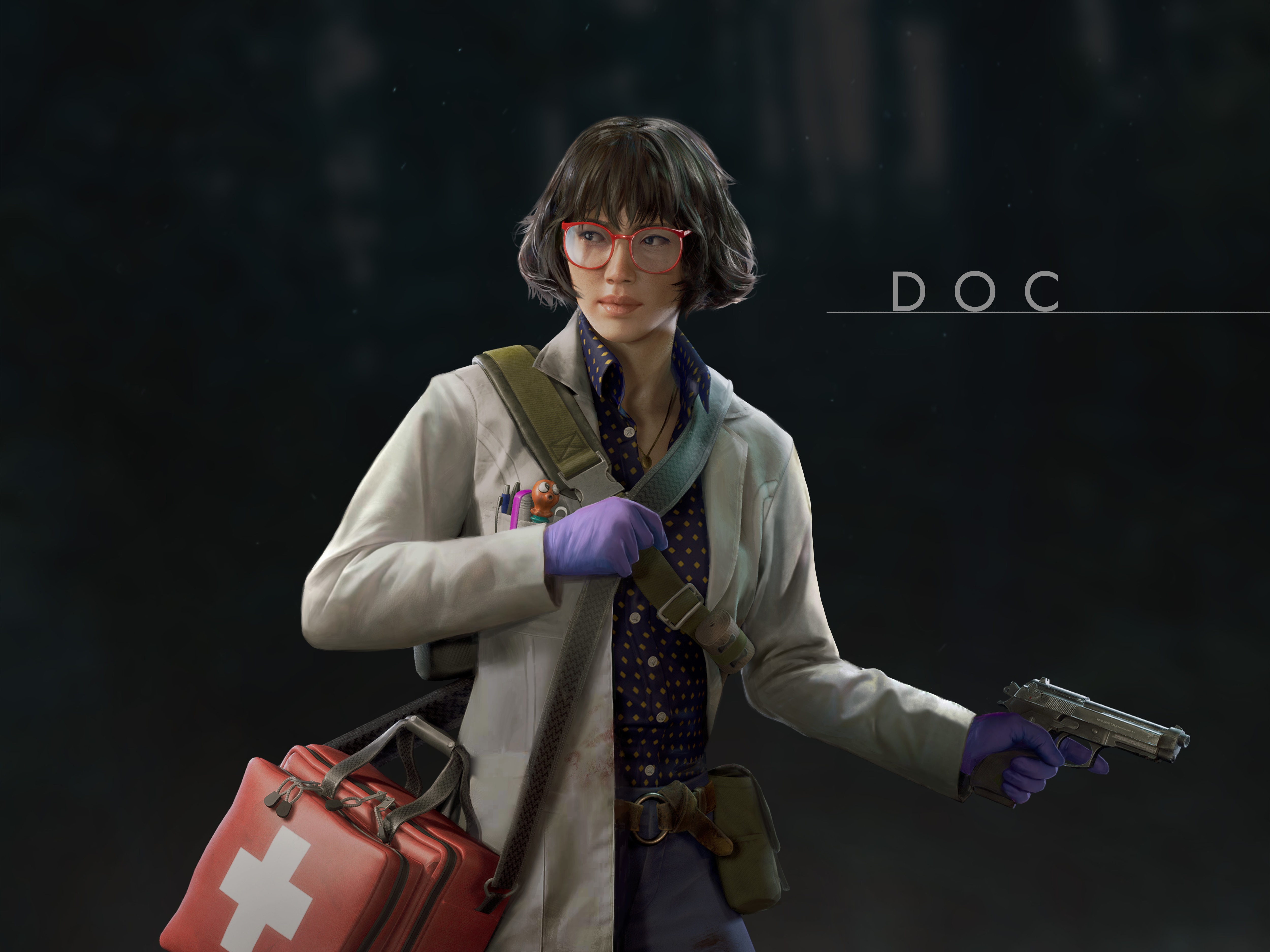 Doc from Back 4 Blood 4K HD Wallpaper