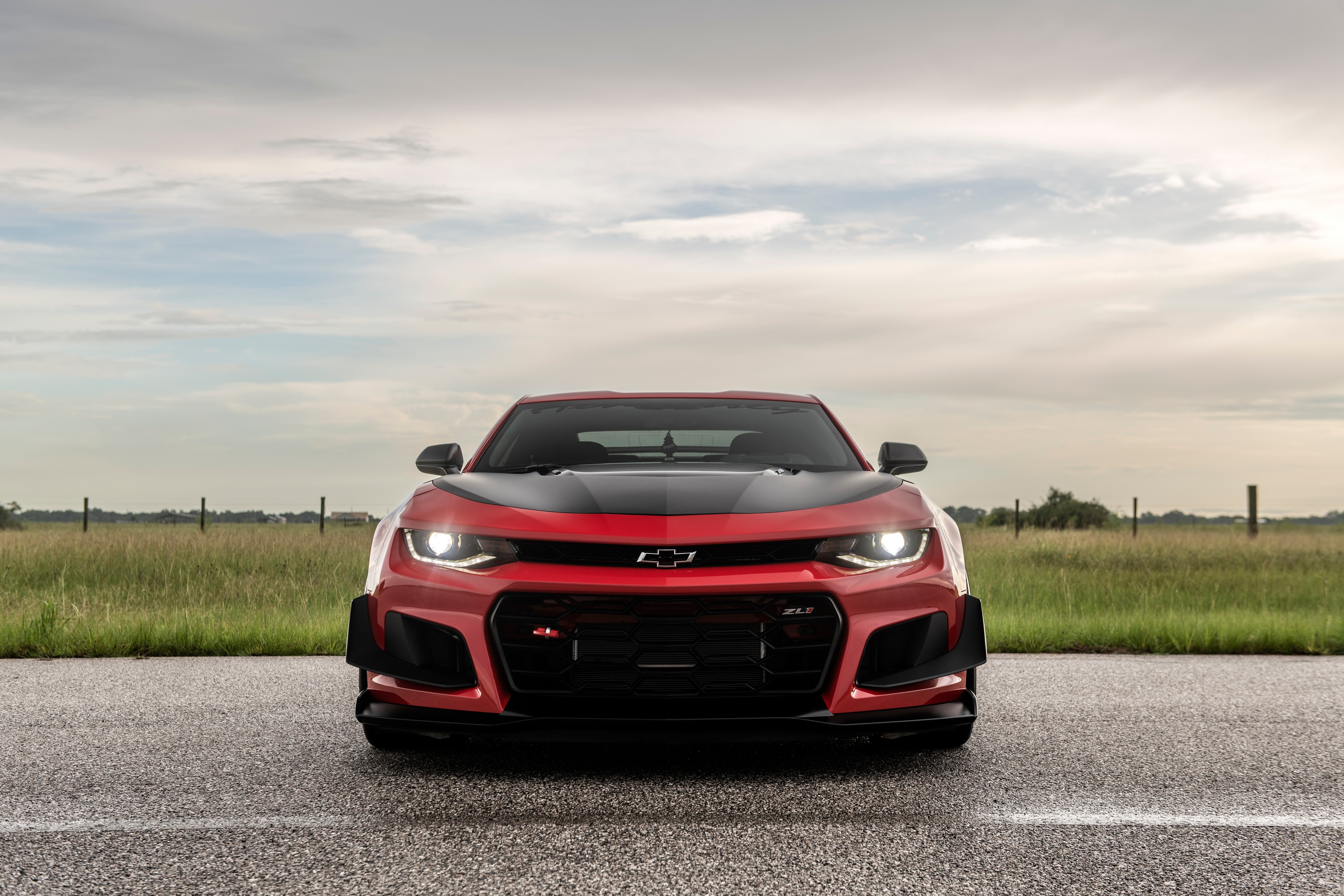 Red Chevrolet Camaro ZL1 4K HD Wallpaper