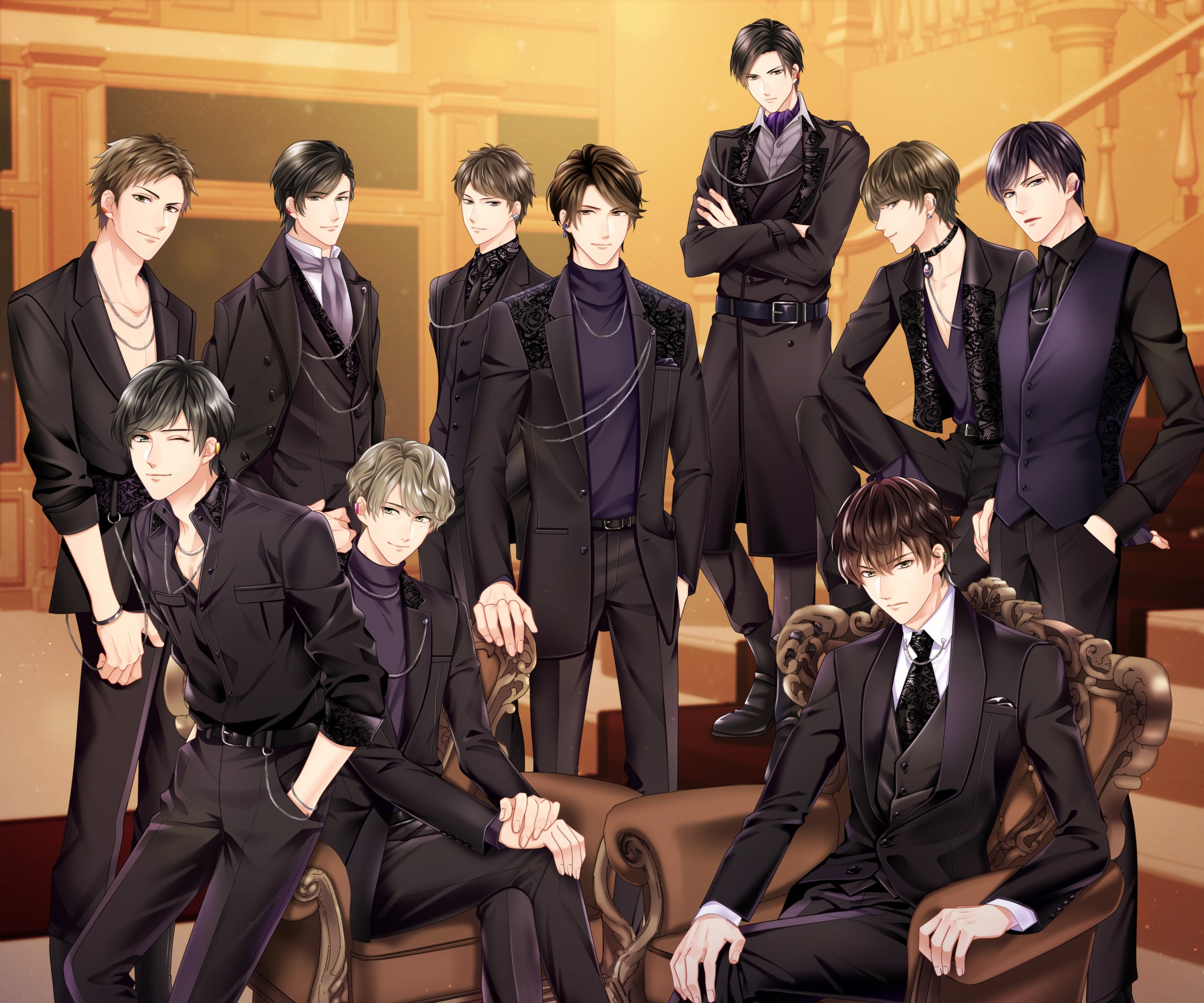 Irresistible Mistakes characters in formal wear HD Wallpaper