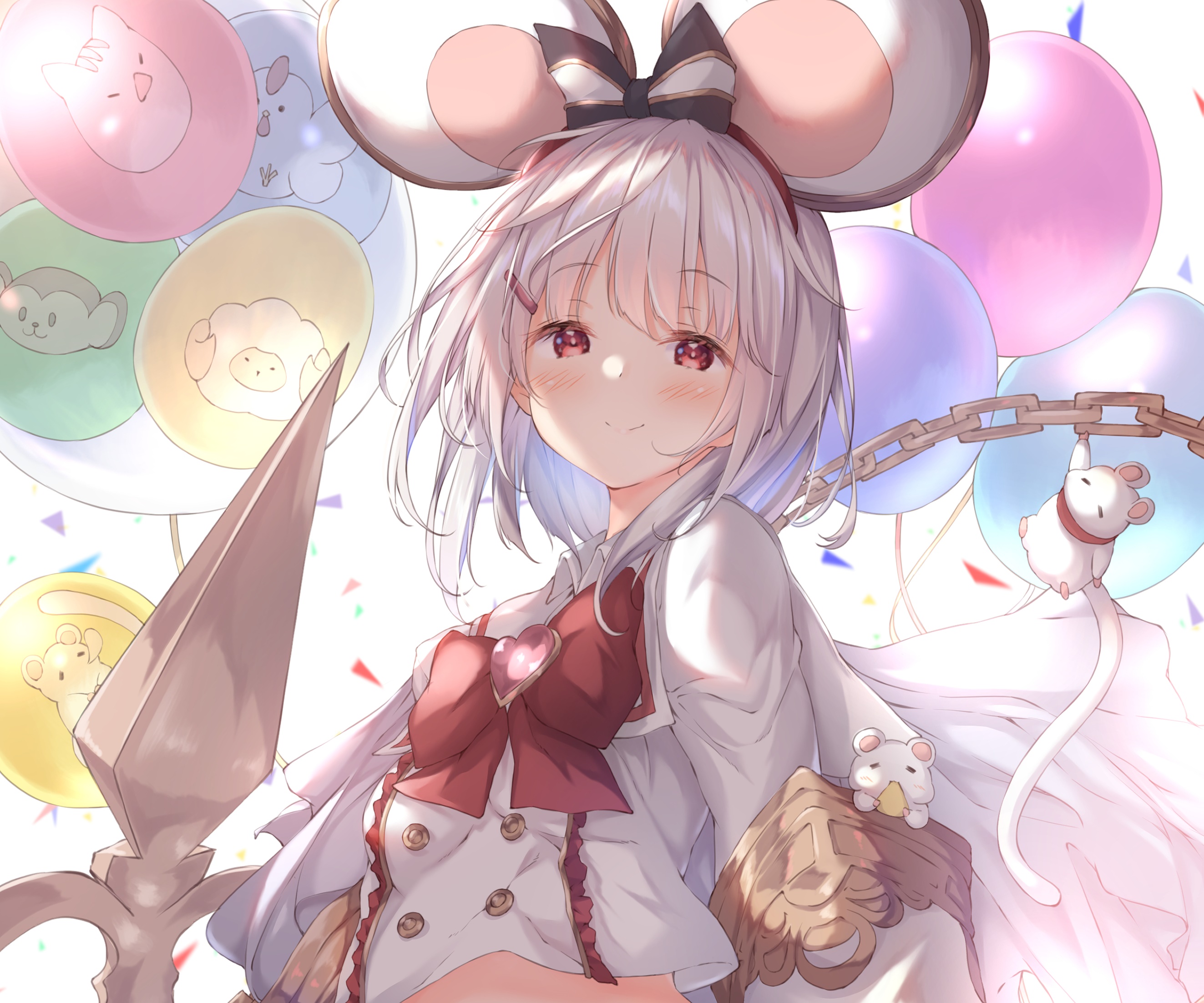 Vikala from Granblue Fantasy with balloons HD Wallpaper