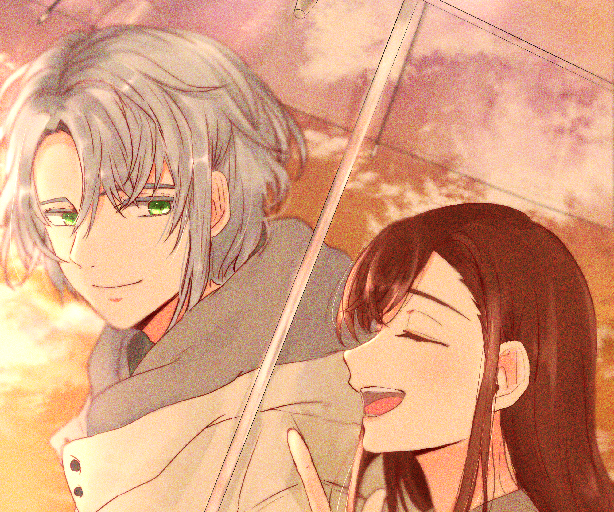 Seto Mashiro and Yui Asahina from Kiniro No Corda ~Starlight Orchestra~ HD Wallpaper