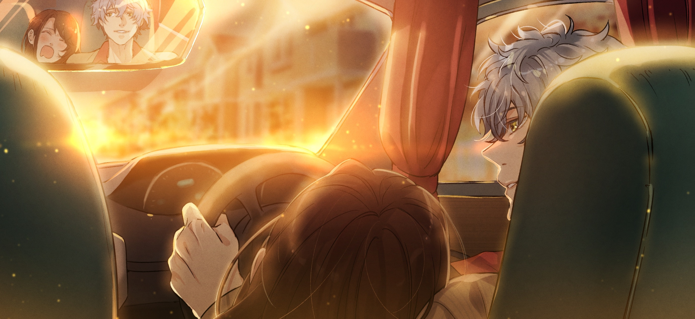 Ichinose Ginga and Yui Asahina from Kiniro No Corda ~Starlight Orchestra~ HD Wallpaper