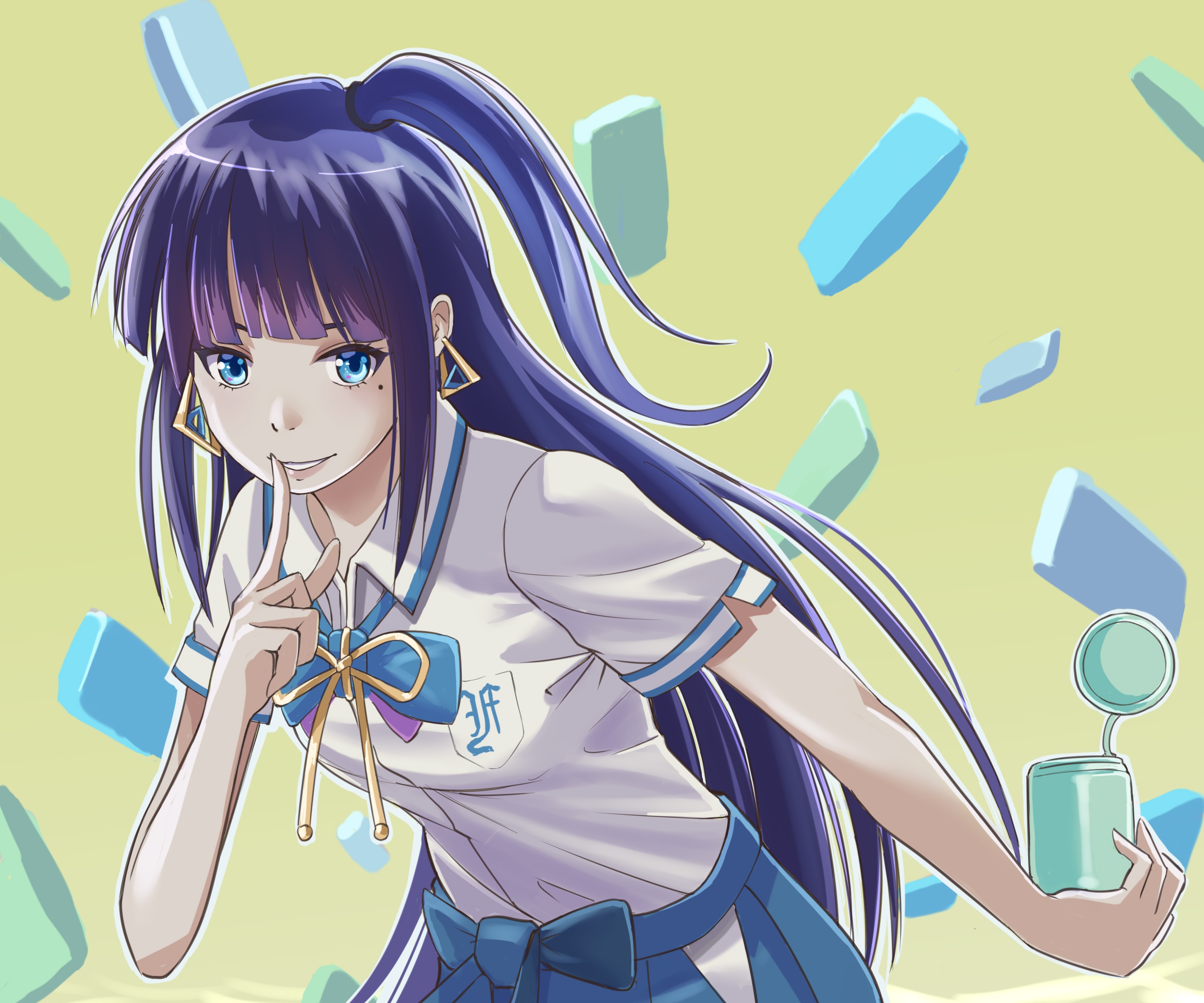 Aoi Fuji from Virtual Youtuber HD Wallpaper