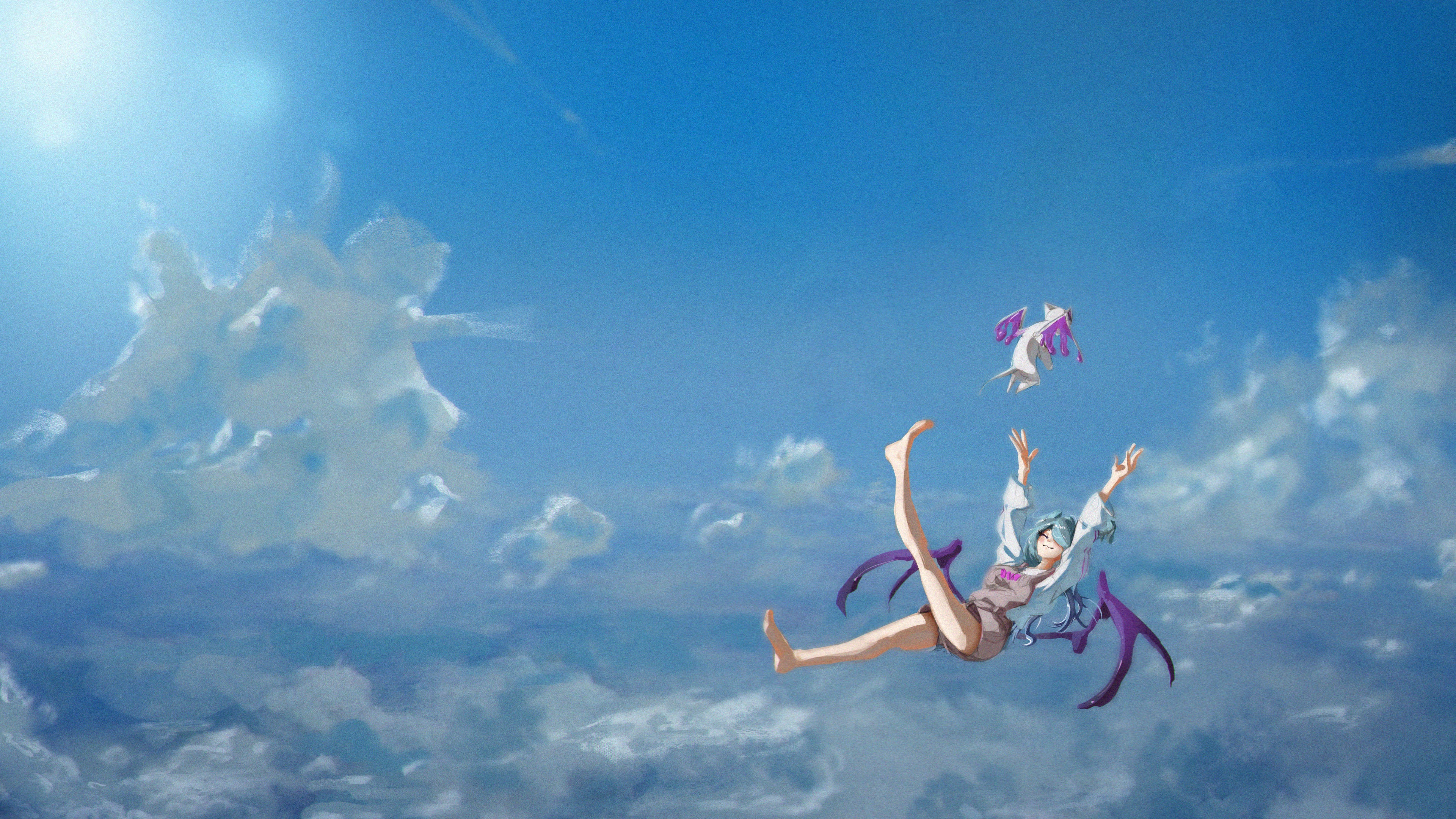 Elira Pendora Falling in the Sky HD Wallpaper