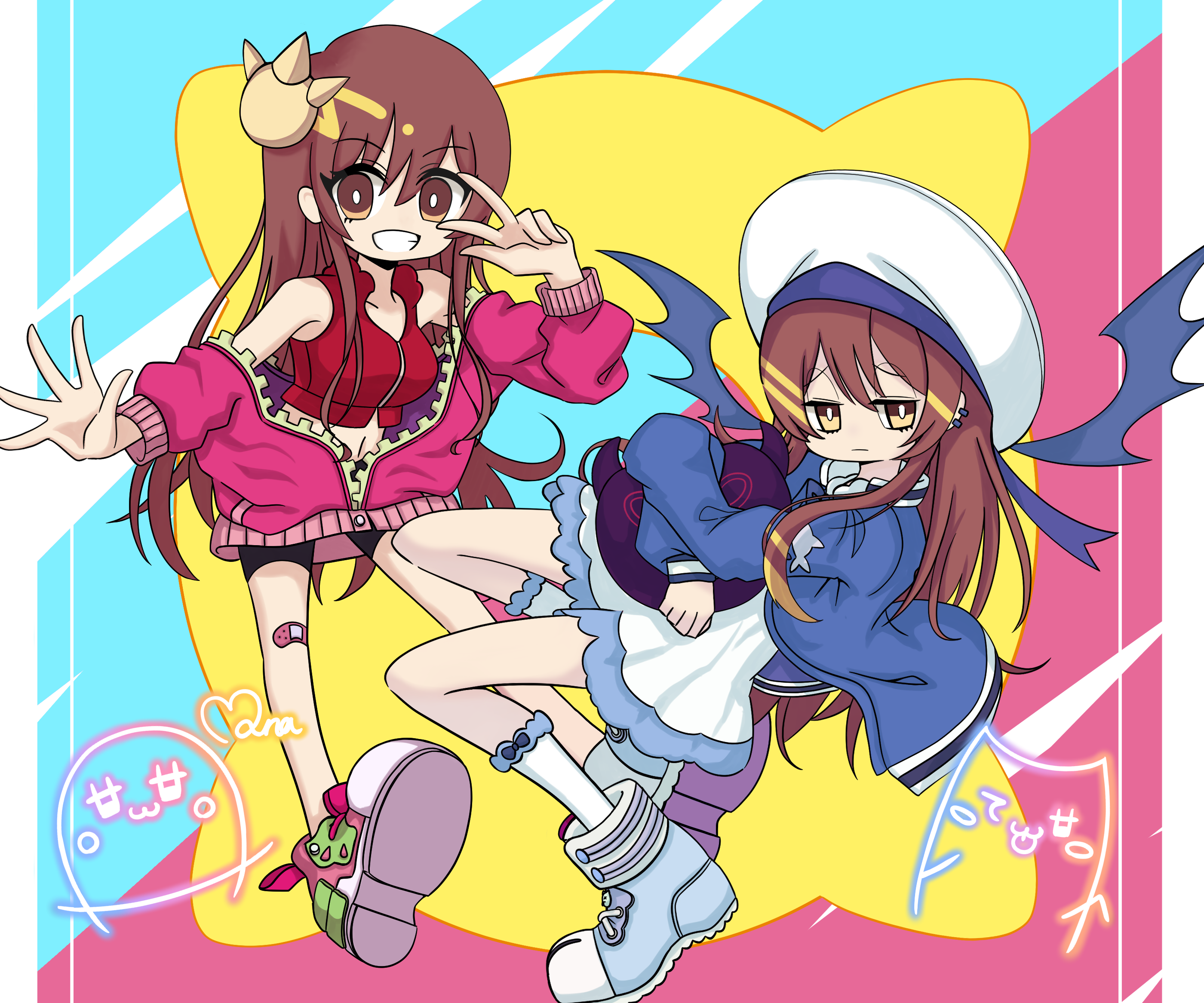 Tenka and Amana Osaki from THE IDOLM@STER: Shiny Colors HD Wallpaper