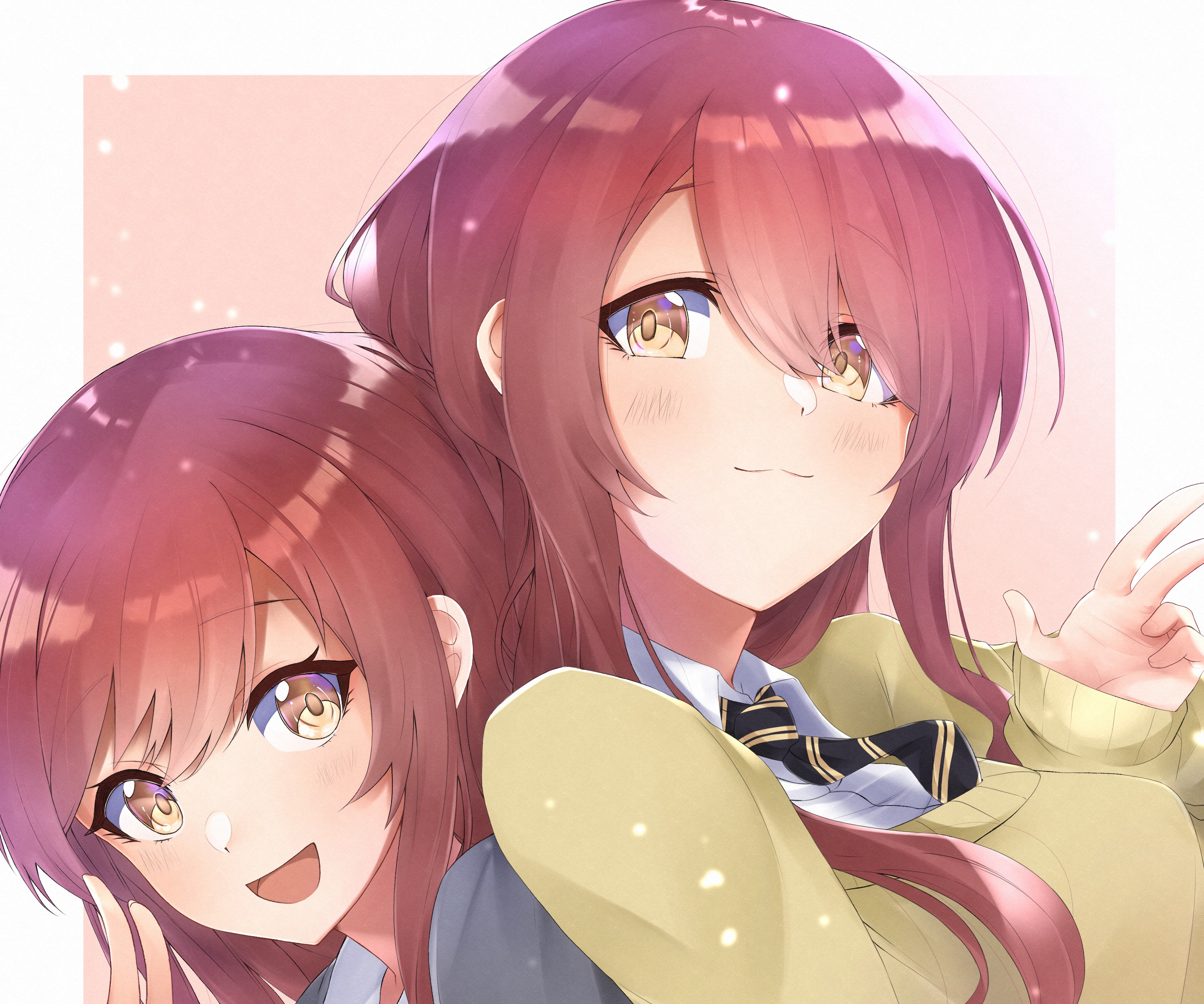 Amana and Tenka Osaki from The IDOLM@STER: Shiny Colors HD Wallpaper