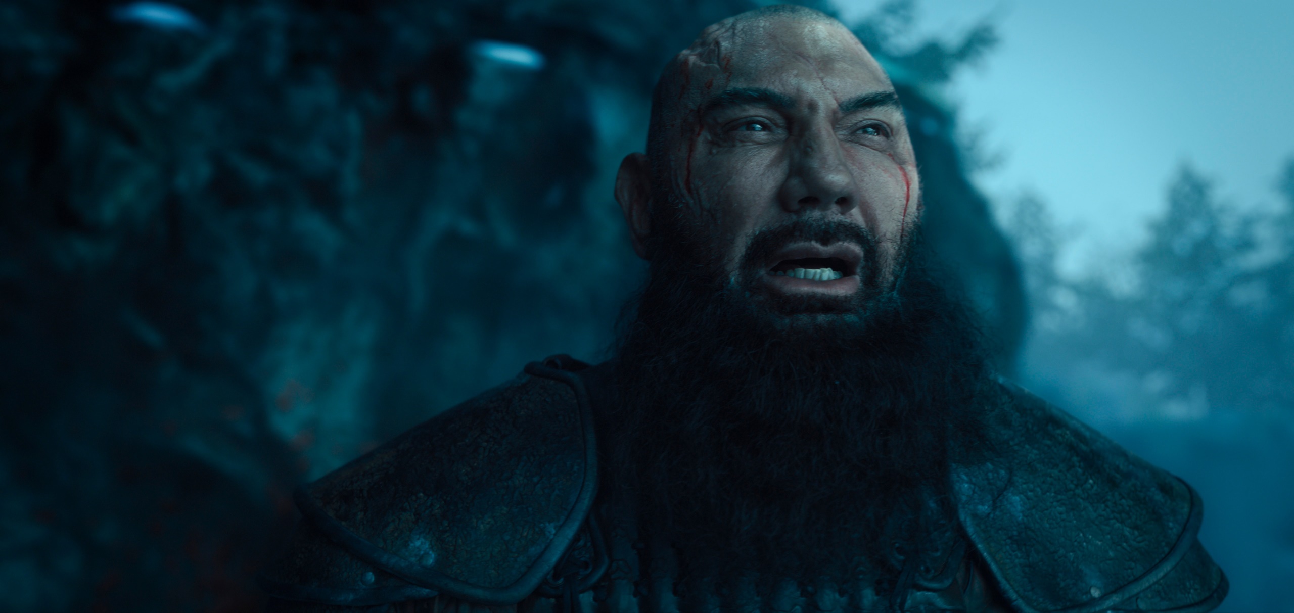 Dave Bautista in Armor HD Wallpaper