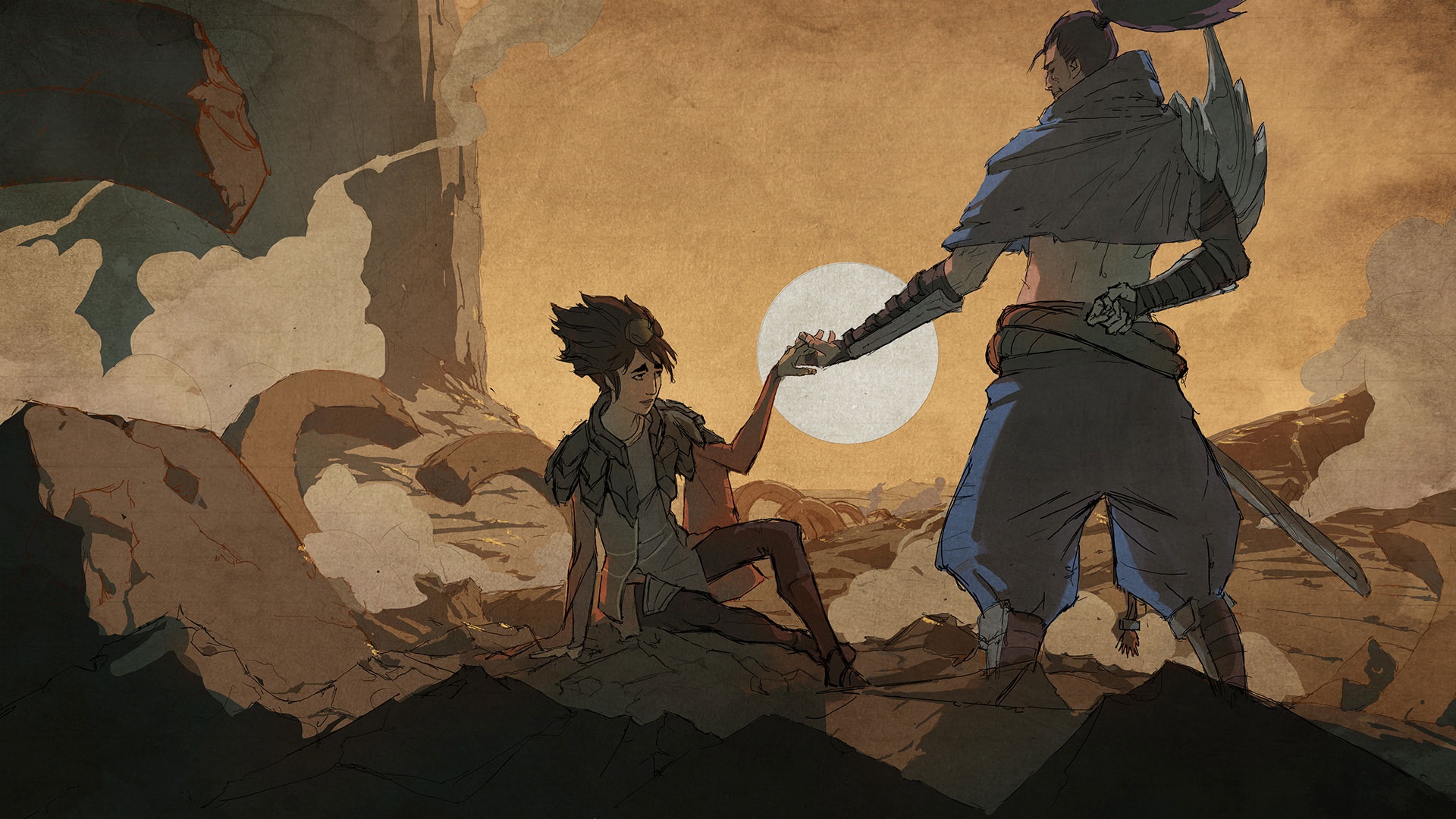 Yasuo and Yone from League of Legends HD Wallpaper