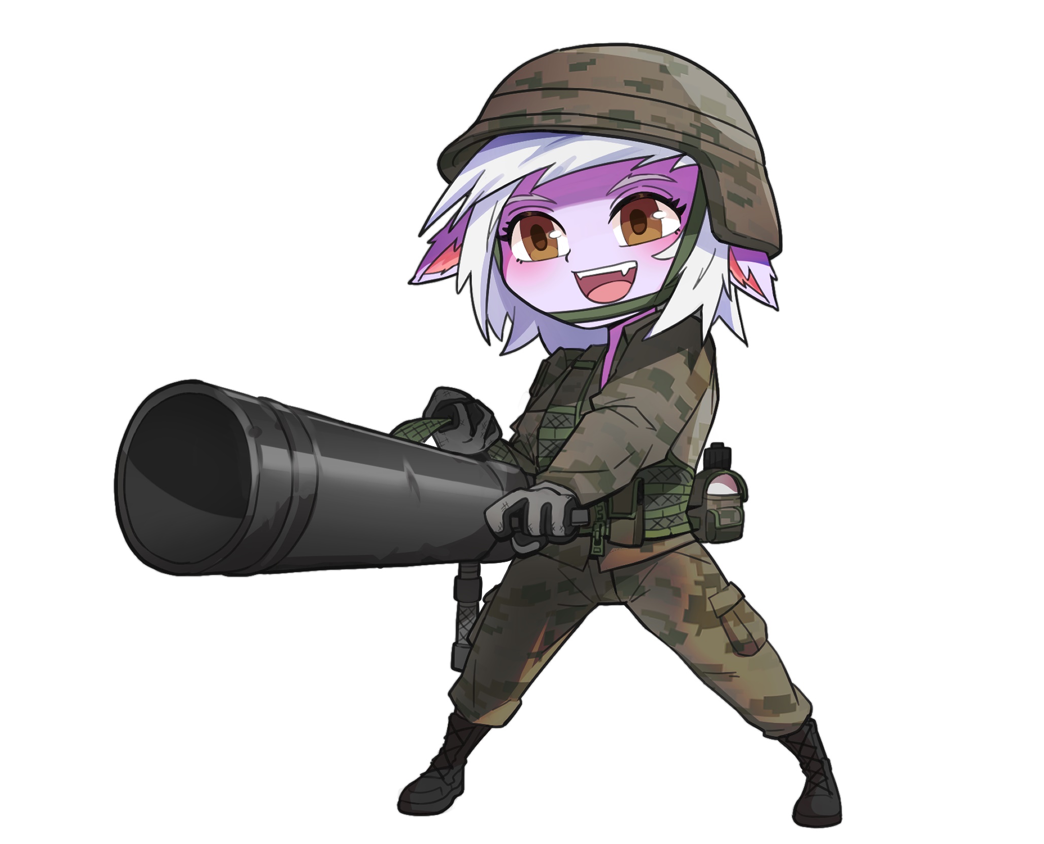 Tristana from League of Legends with a Rocket Launcher HD Wallpaper