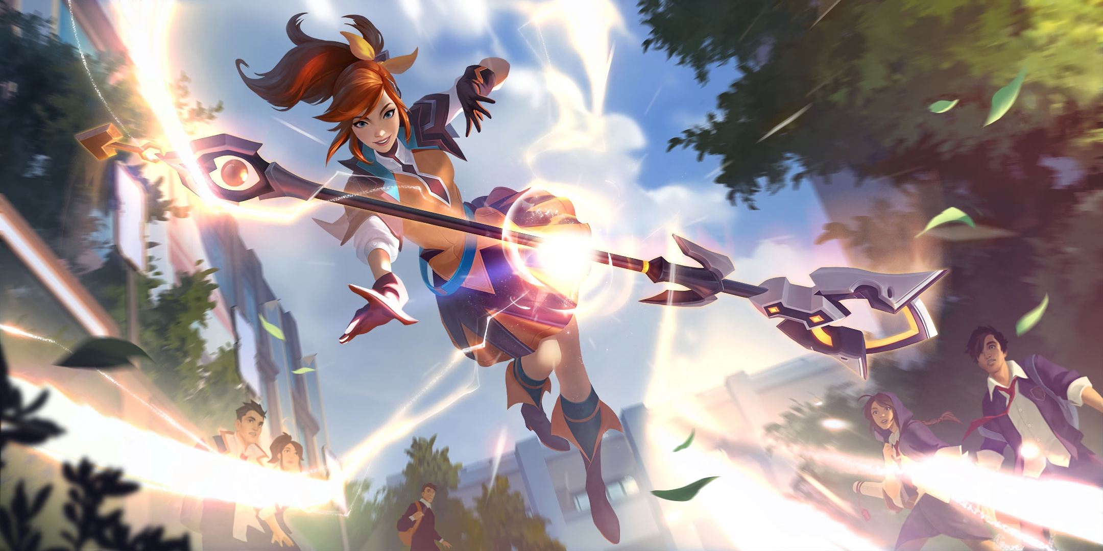 Lux from League of Legends in Legends of Runeterra HD Wallpaper