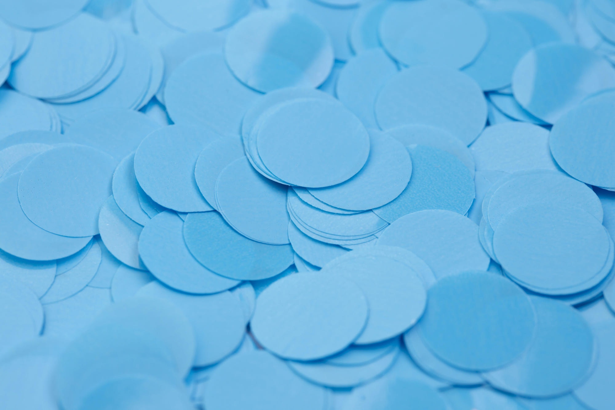 Blue Confetti Circles HD Wallpaper