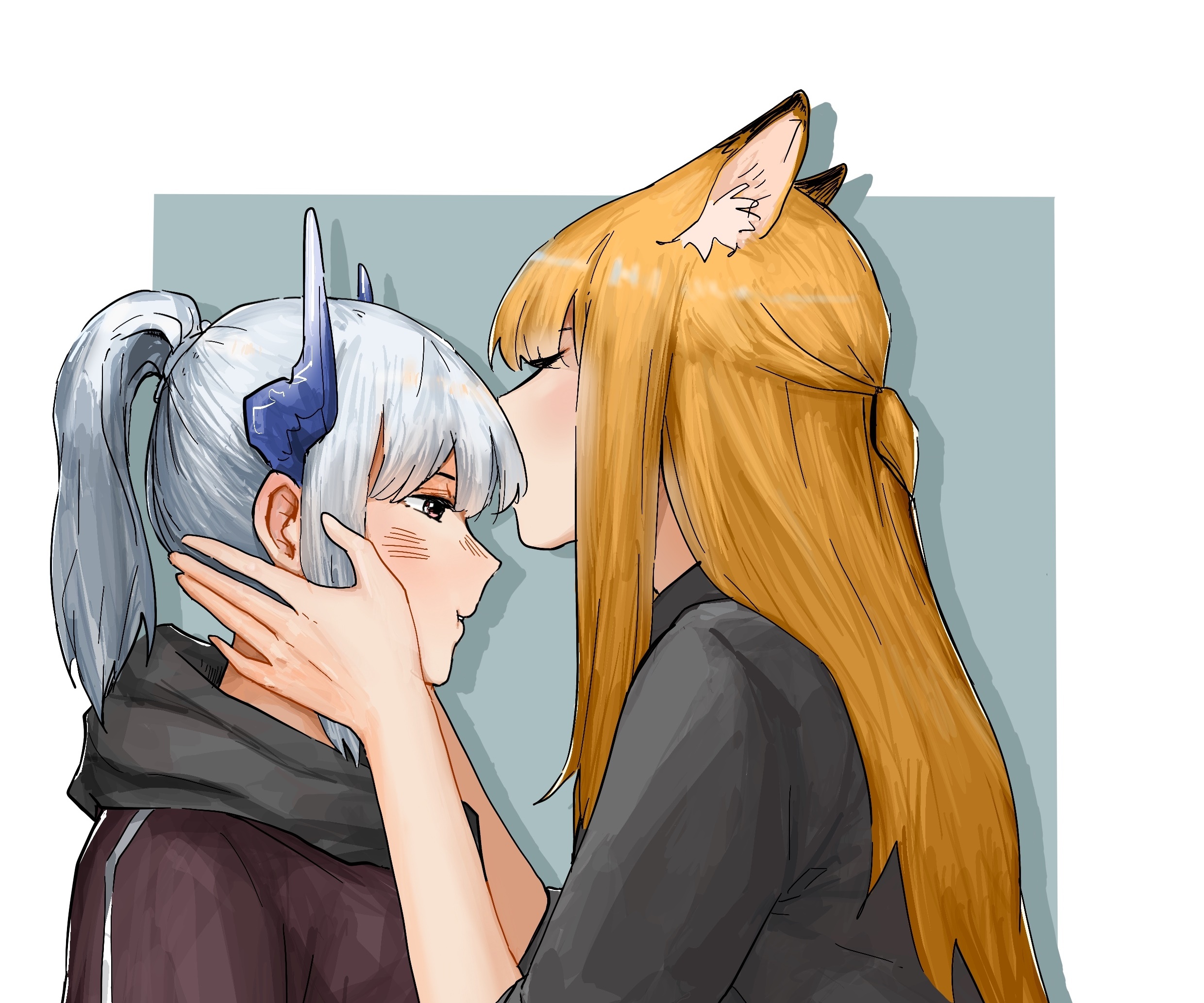 Franka and Liskarm from Arknights HD Wallpaper