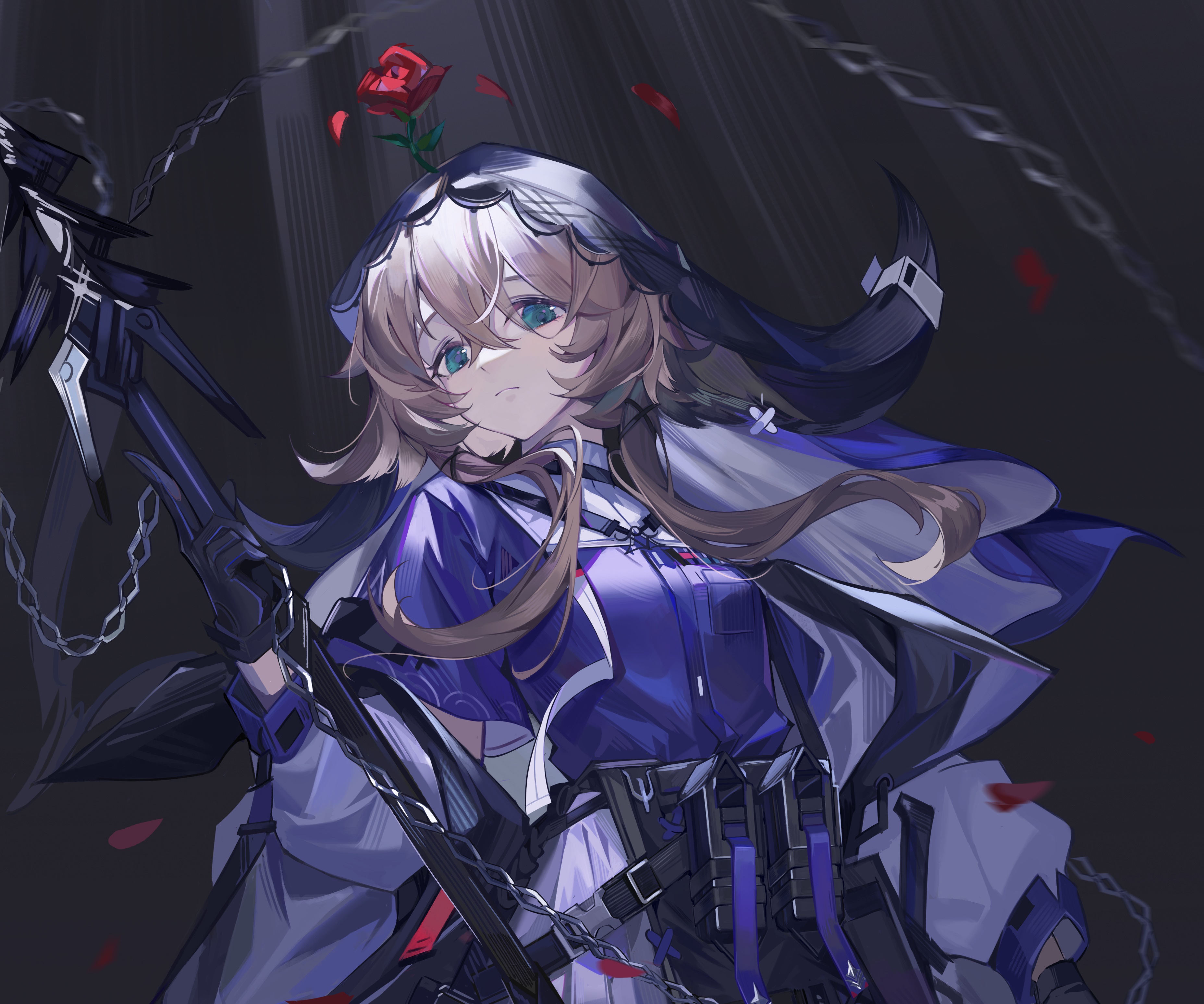 Pallas from Arknights HD Wallpaper