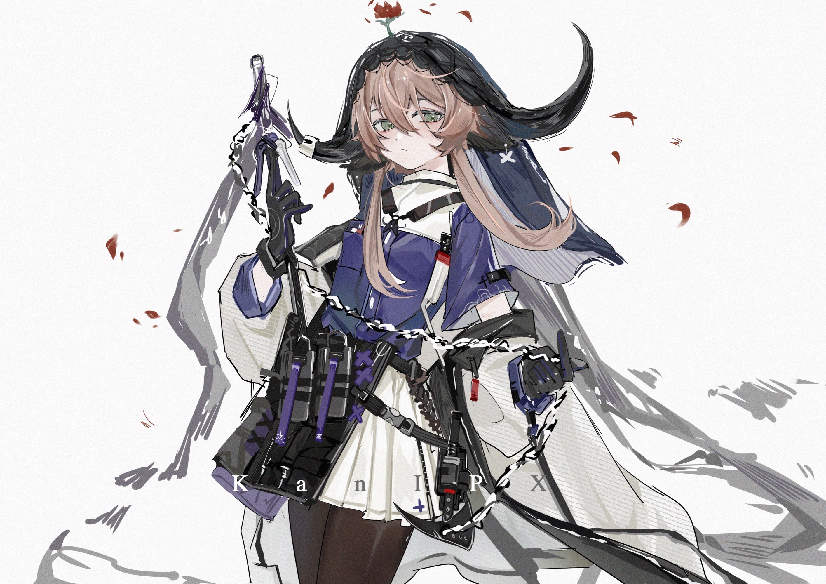 Pallas from Arknights HD Wallpaper