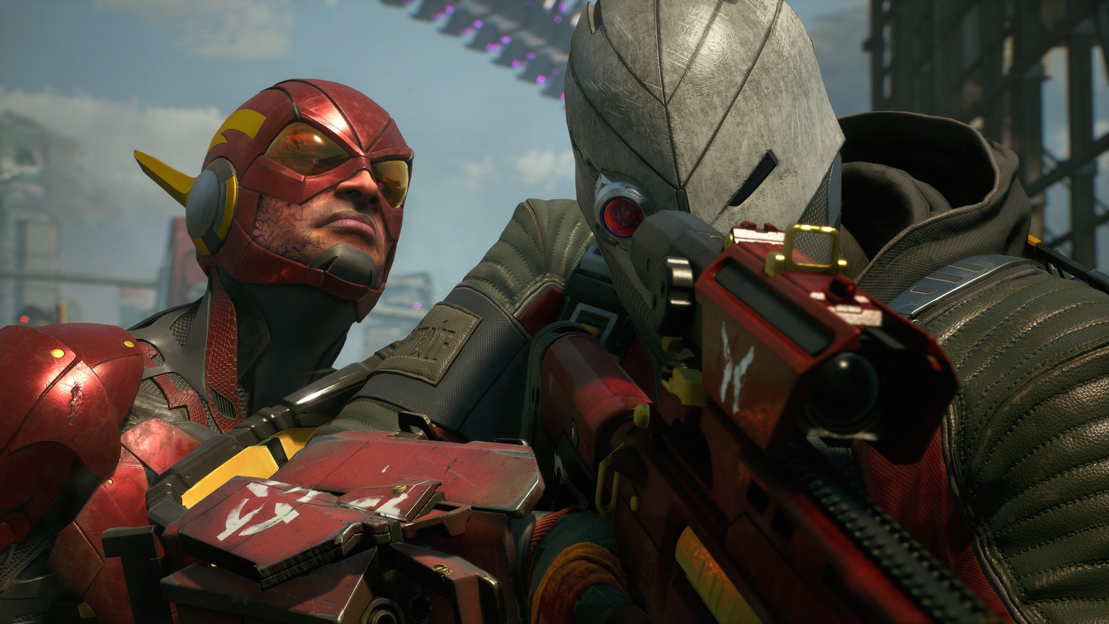 Deadshot and The Flash from Suicide Squad: Kill The Justice League 4K HD Wallpaper