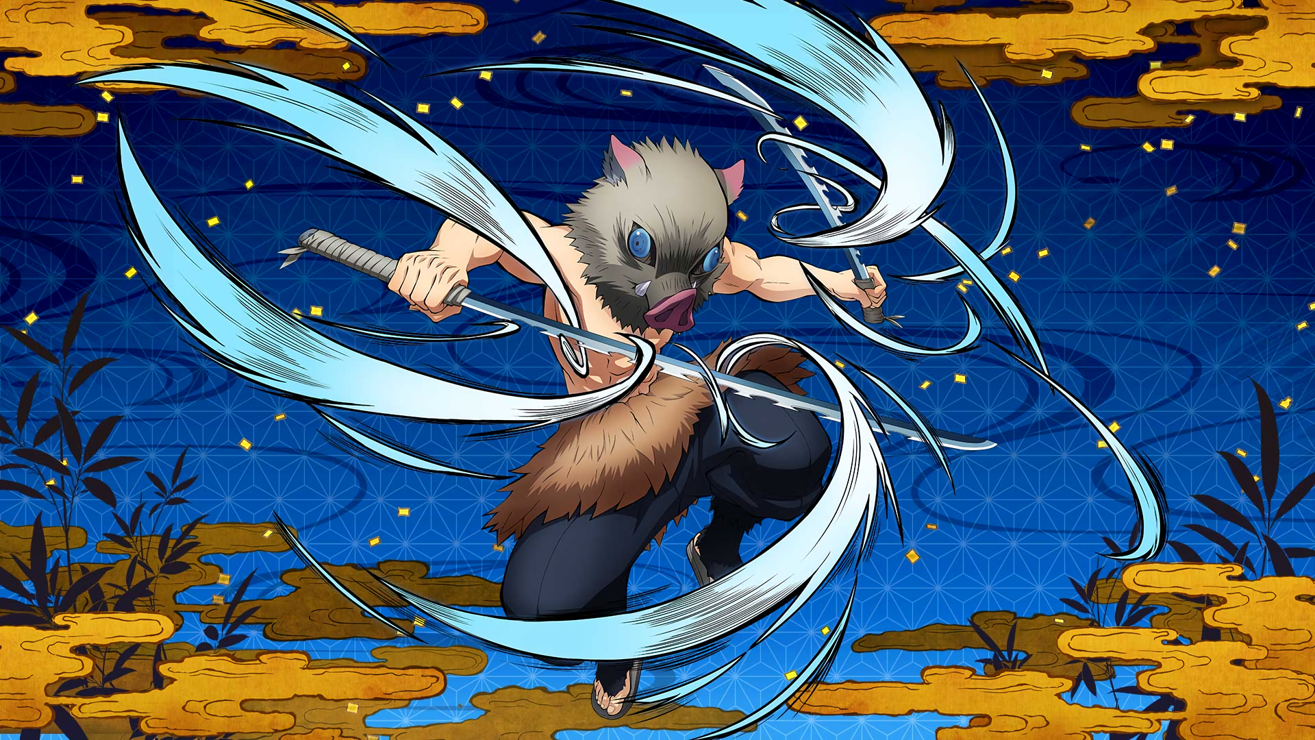 Inosuke Hashibira from Demon Slayer: The Hinokami Chronicles HD Wallpaper