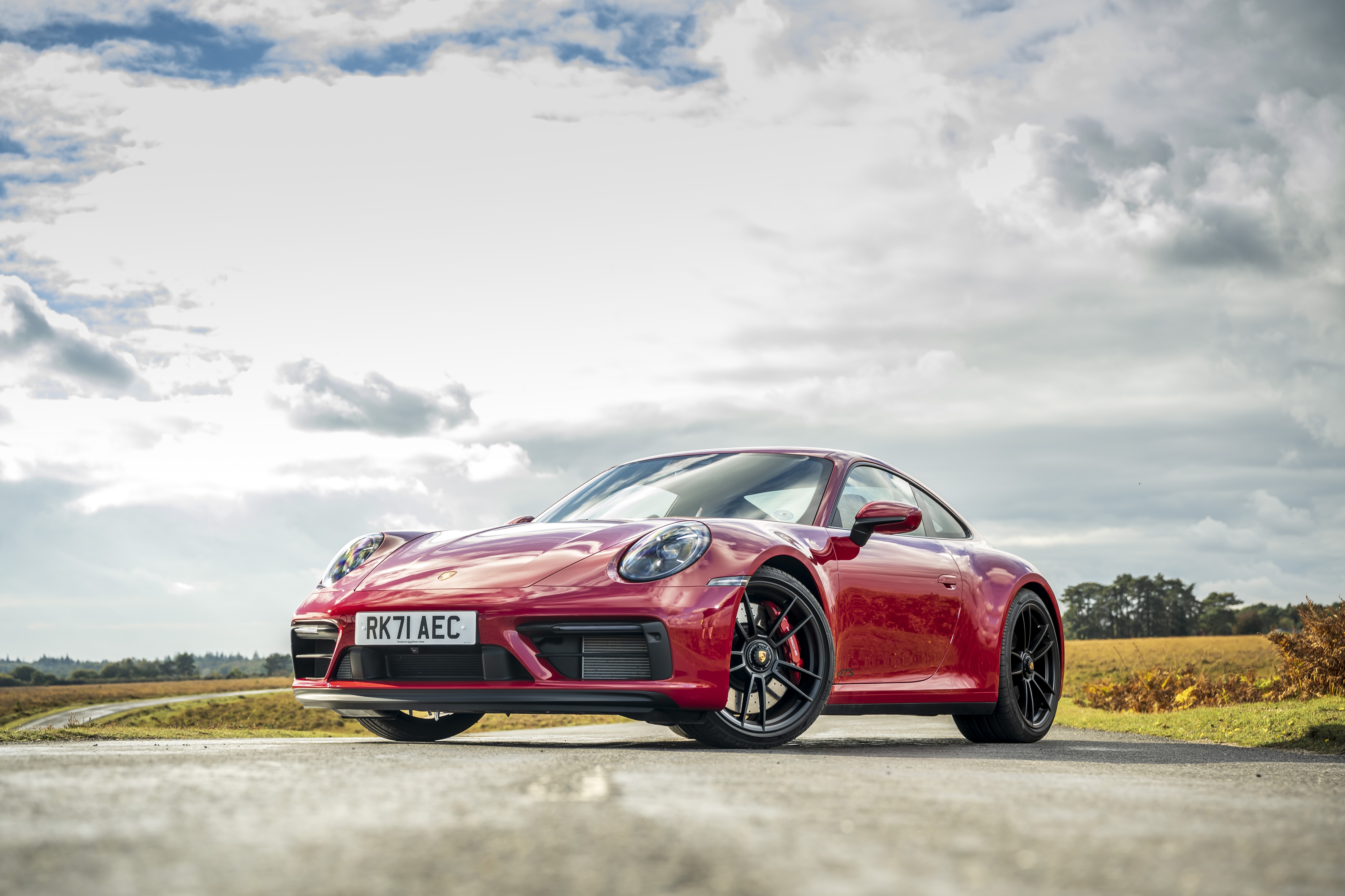 Red Porsche 911 Carrera GTS 4K HD Wallpaper