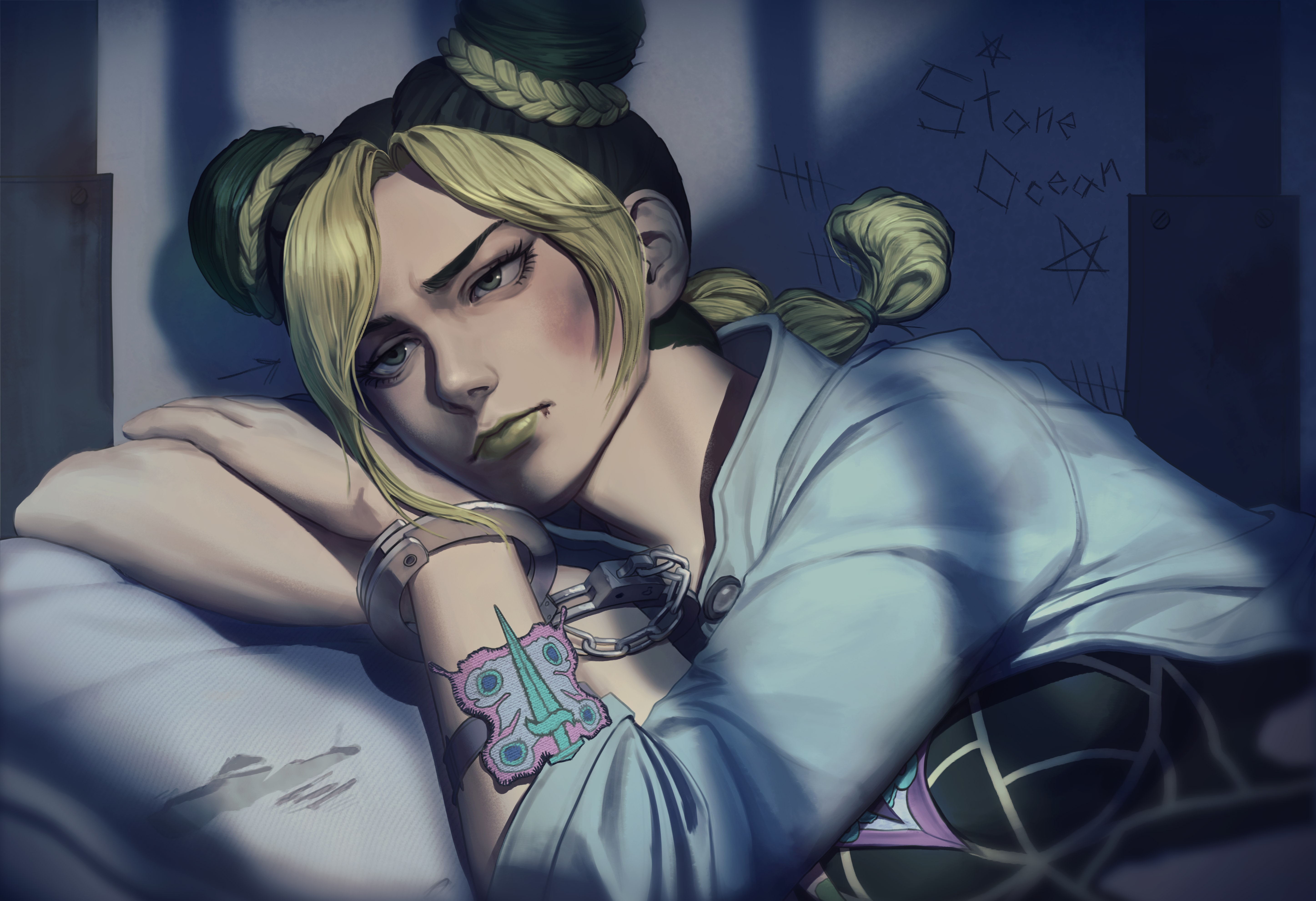 Jolyne Cujoh from Stone Ocean HD Wallpaper