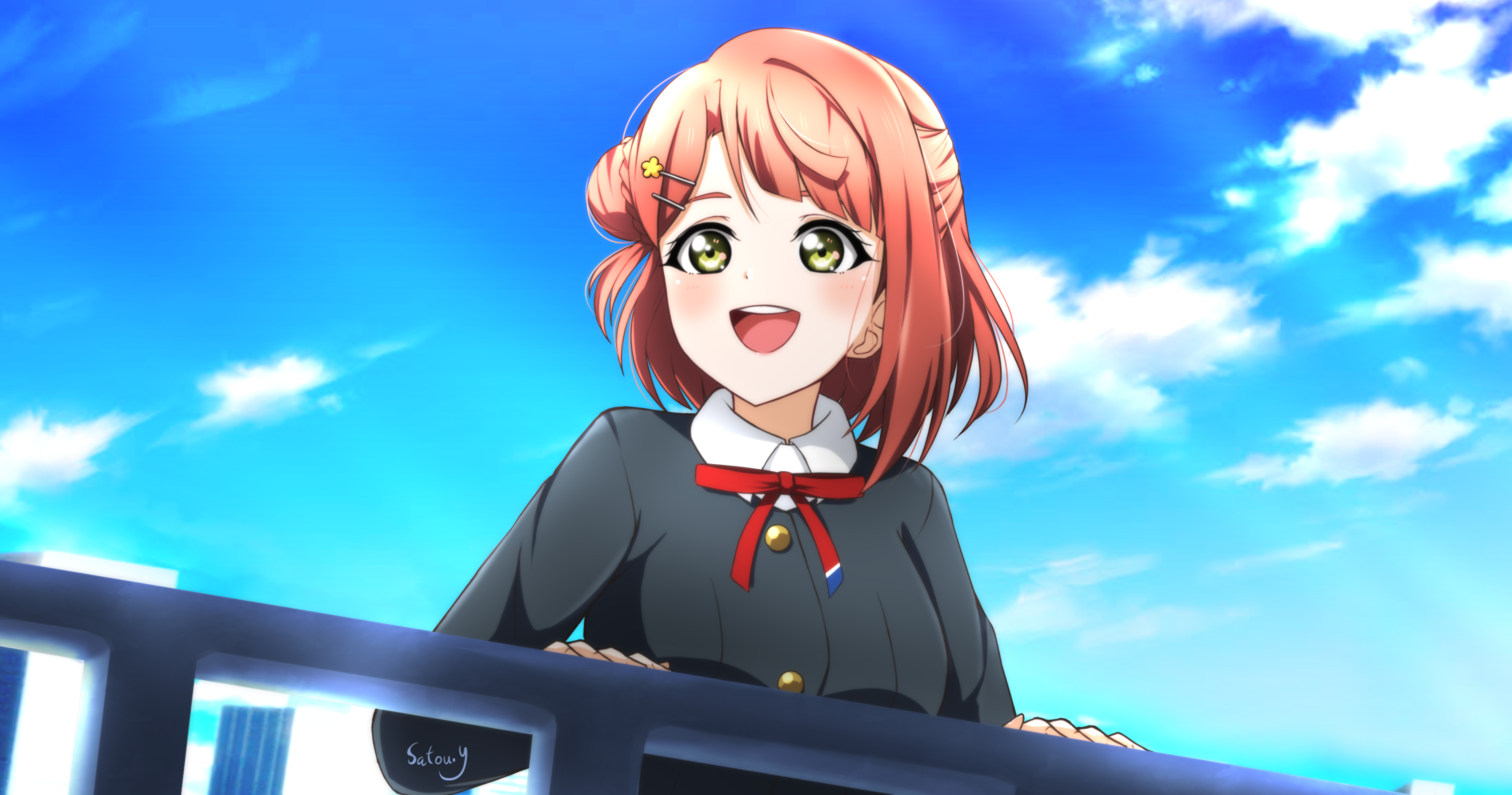 Ayumu Uehara from Love Live! Nijigasaki High School Idol Club HD Wallpaper