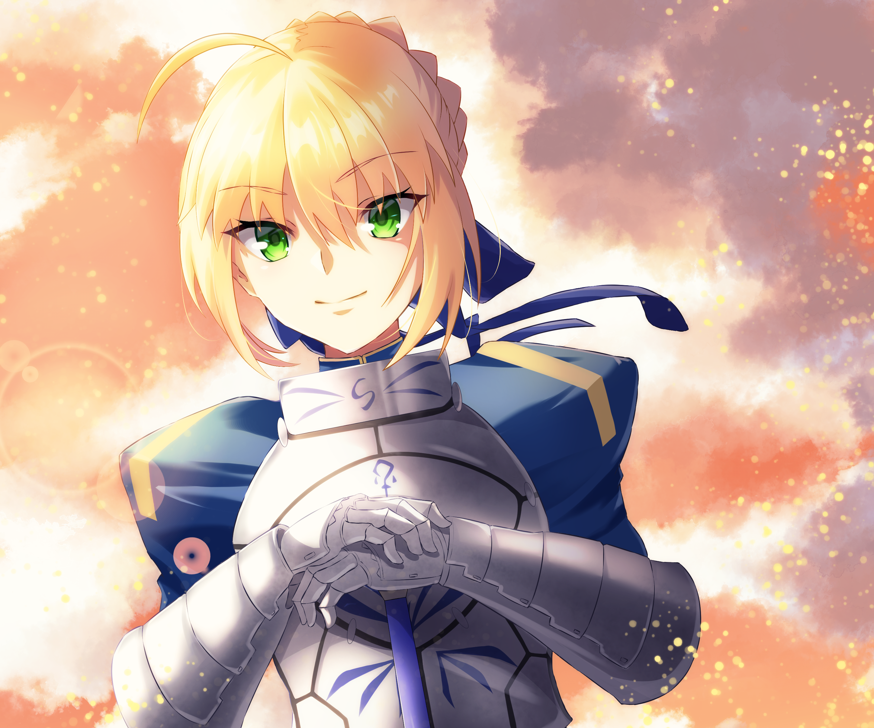 Saber from Fate Series in Armor HD Wallpaper