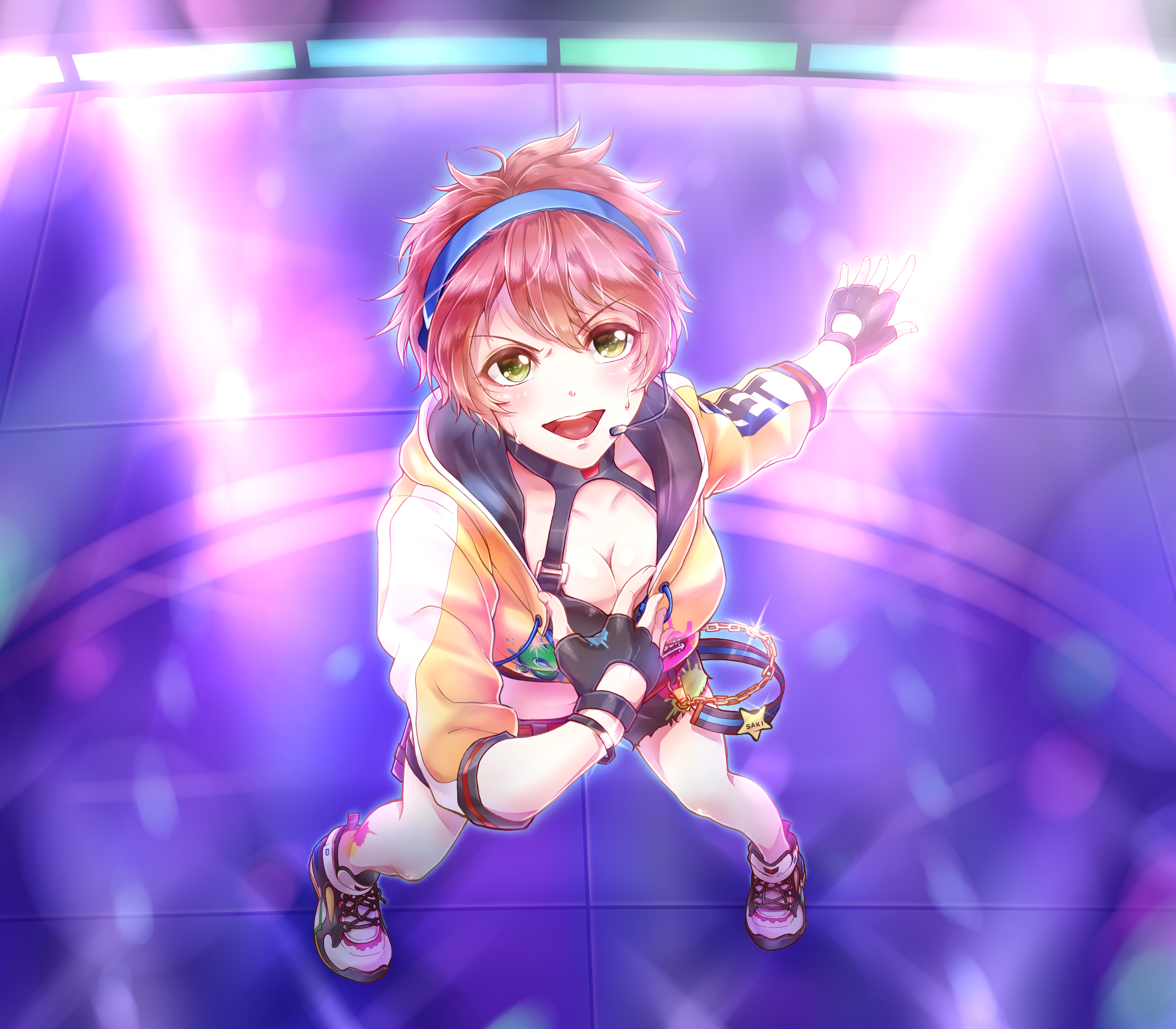 Saki Yoshioka from THE IDOLM@STER: Cinderella Girls Starlight Stage 4K HD Wallpaper