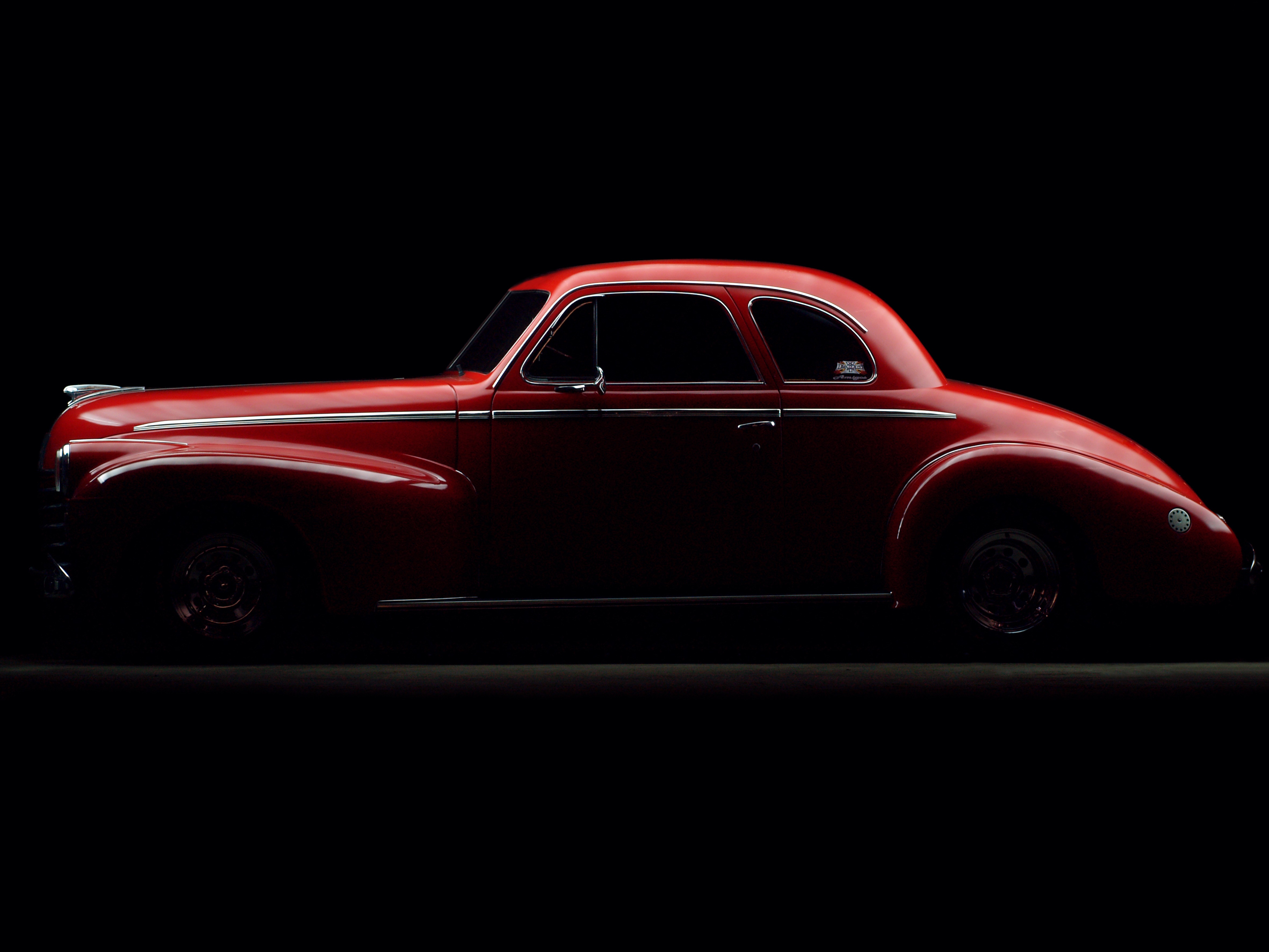 Red Oldsmobile Hot Rod HD Wallpaper