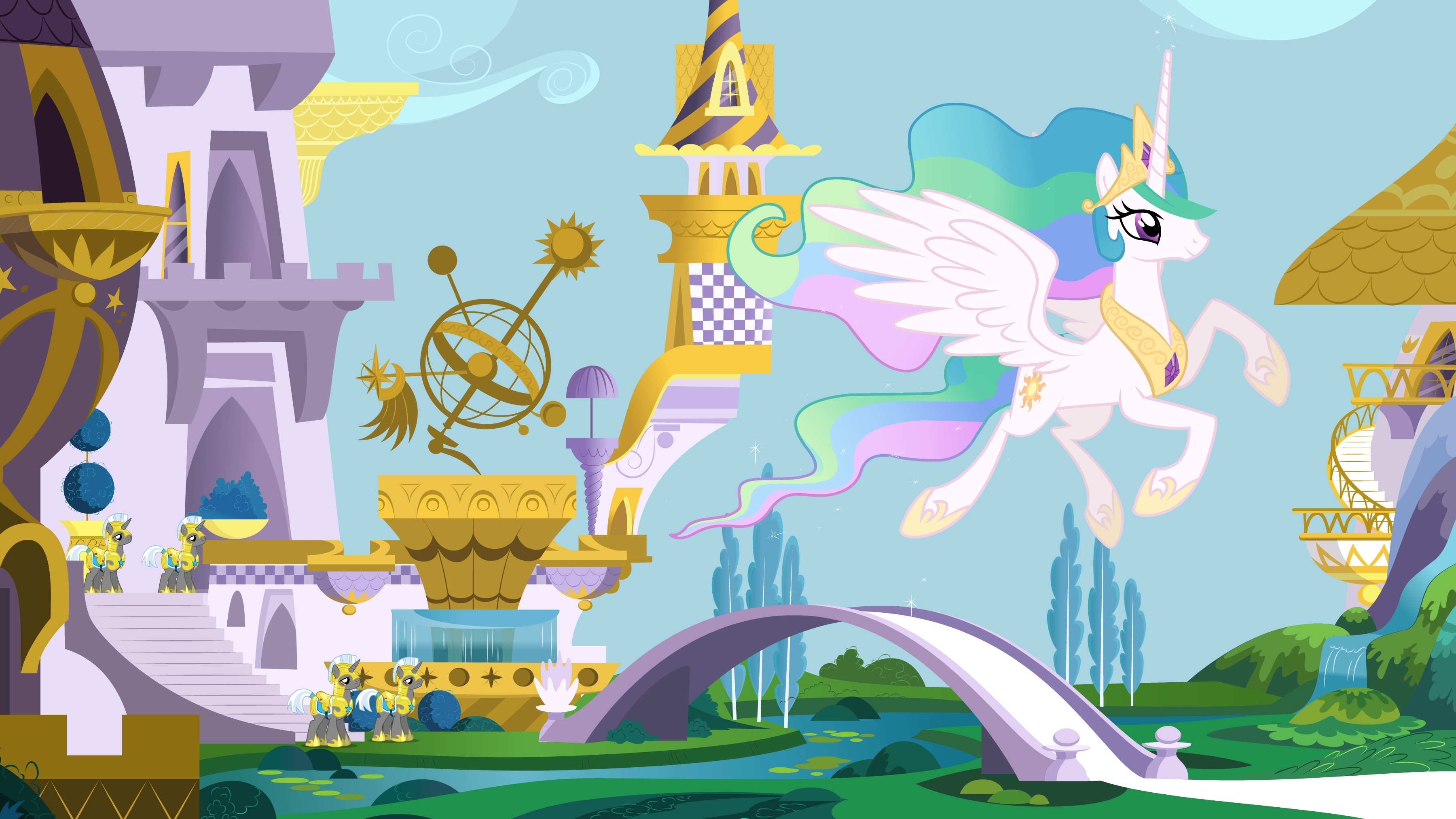Princess Celestia from My Little Pony: Friendship Is Magic HD Wallpaper