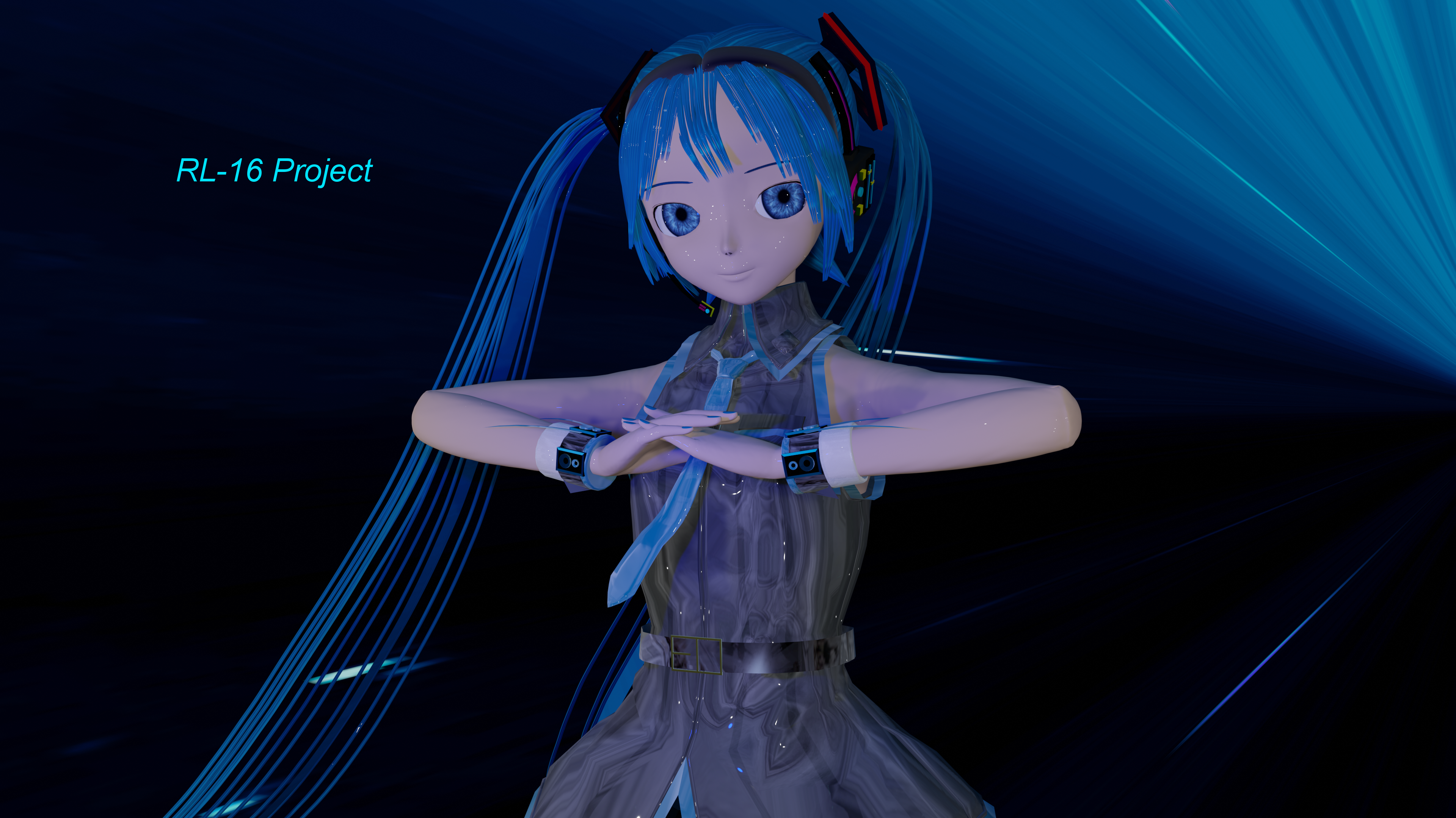 Hatsune Miku from RL-16 Project HD Wallpaper