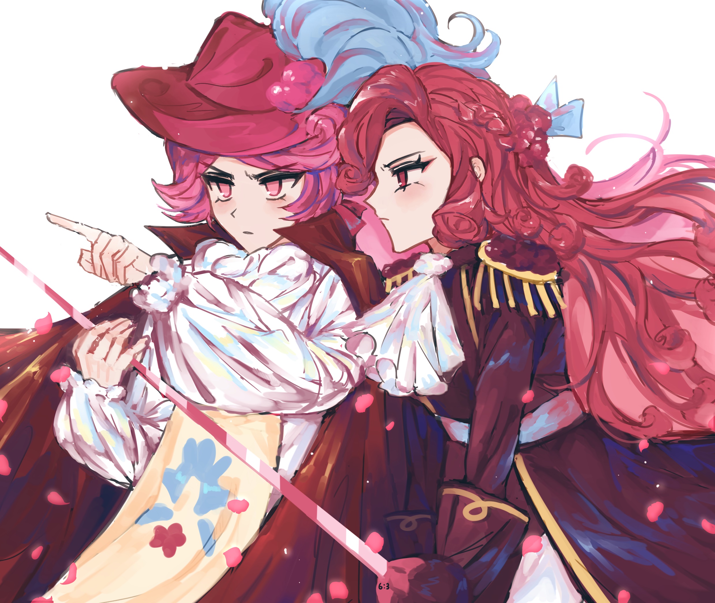 Raspberry Cookie and Raspberry Mousse Cookie from Cookie Run HD Wallpaper