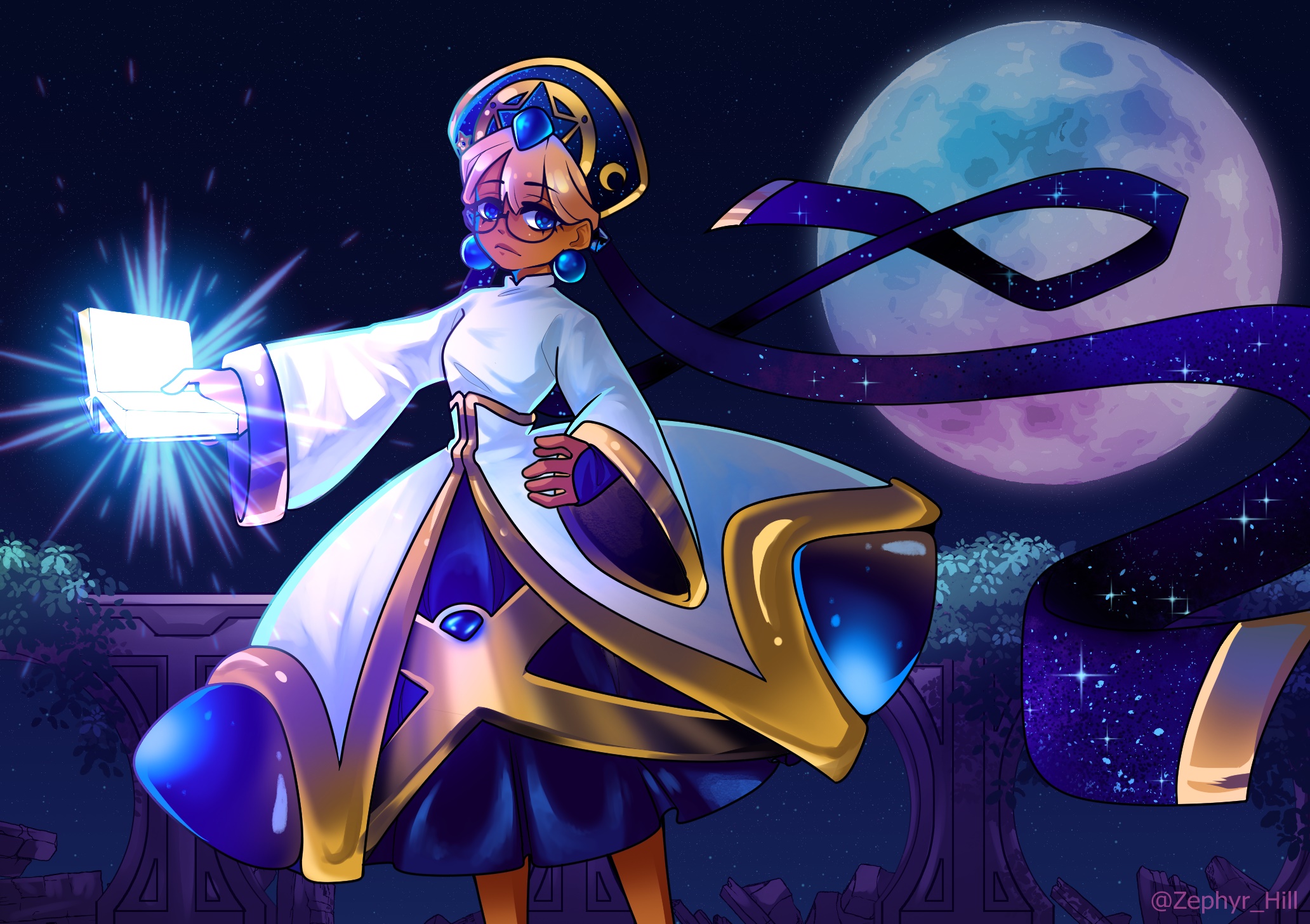Blueberry Pie Cookie from Cookie Run: OvenBreak HD Wallpaper